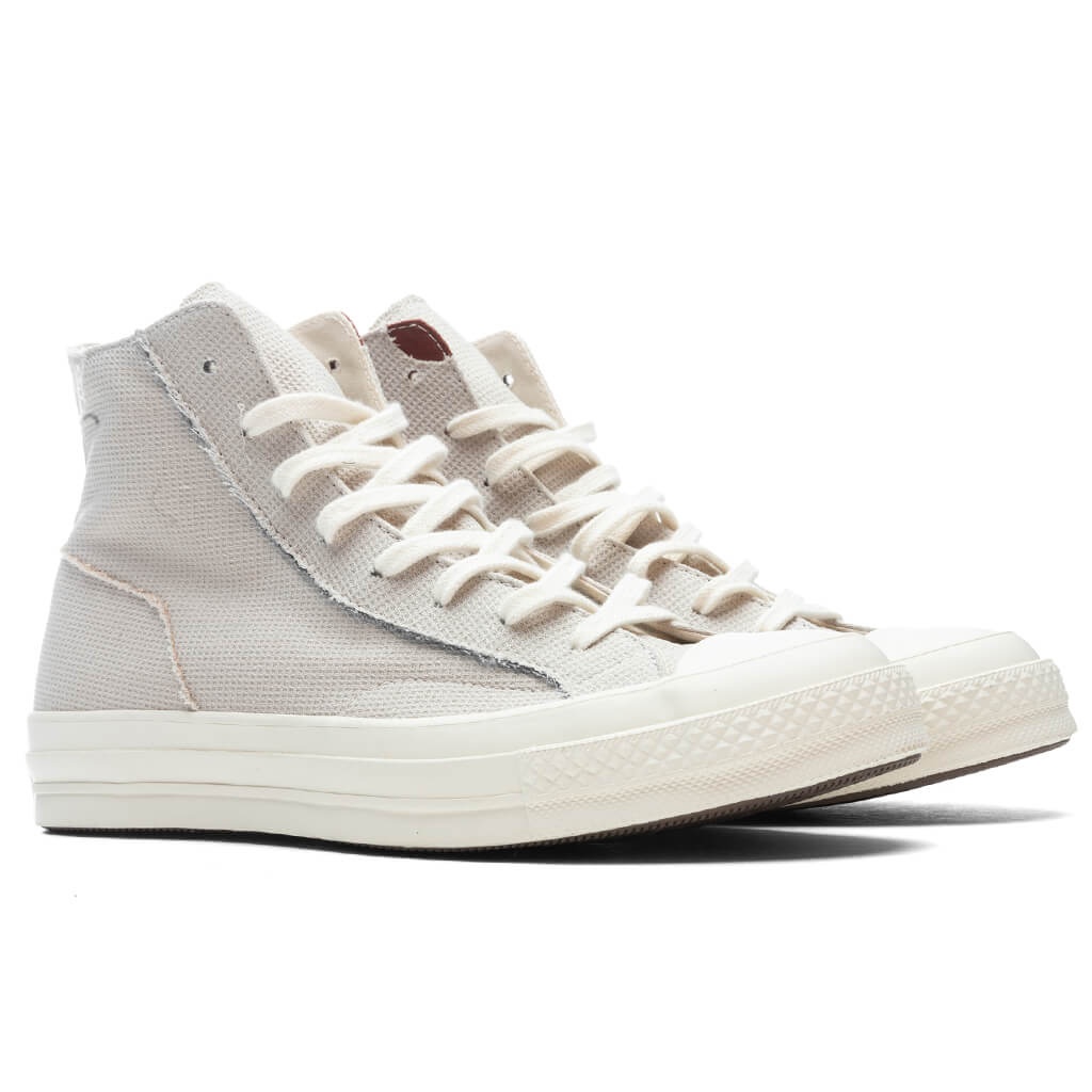 CONVERSE CHUCK 70 TRI-PANEL REVEAL - LIGHT SILVER/PINK CLAY/EGRET - 2