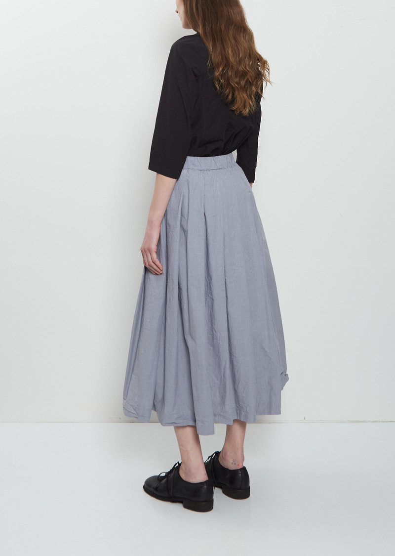 Bergfabel Matilde Cotton Skirt — Charcoal Check outlook