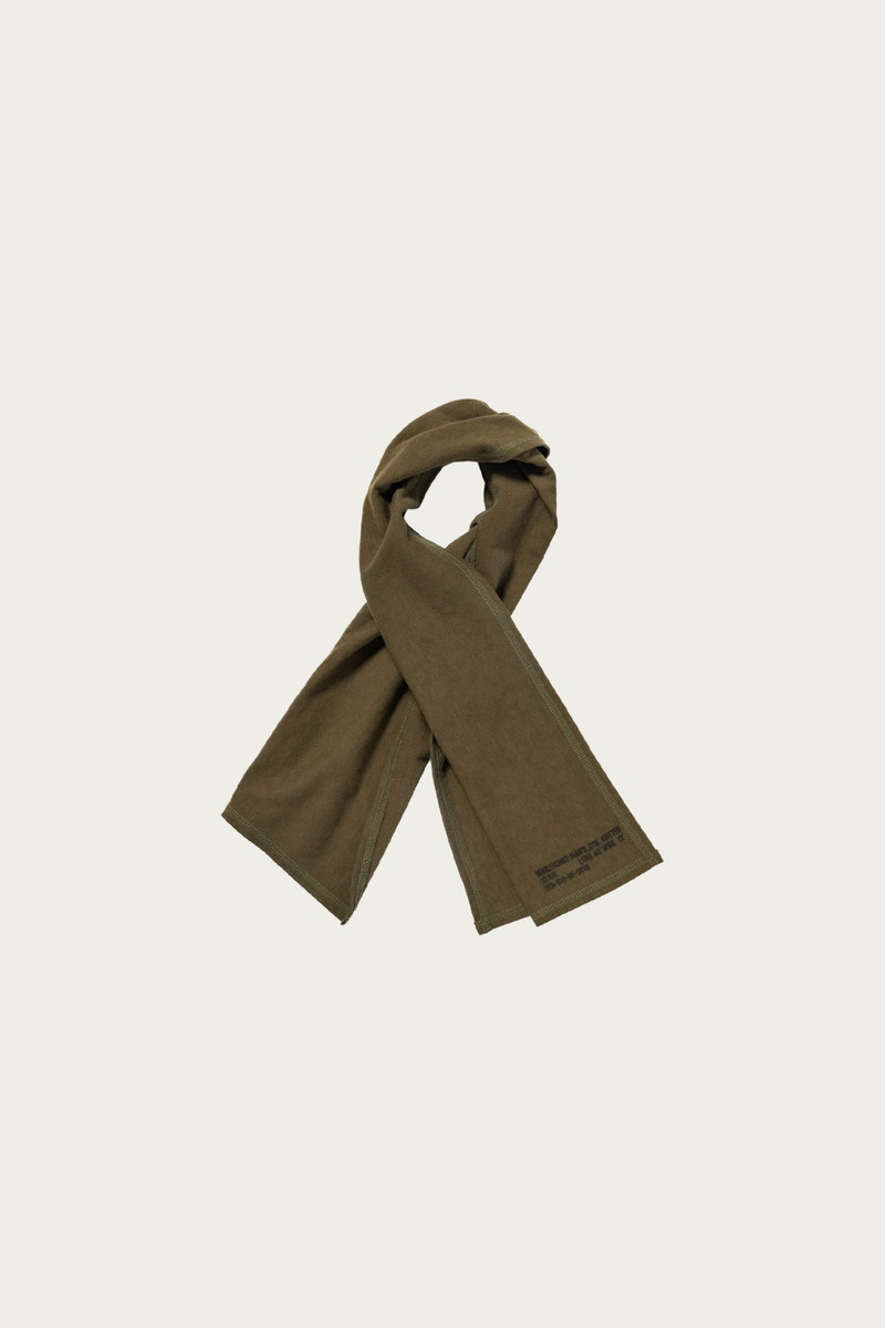 The Real McCoys Neckerchief, Man's, Knitted - Olive outlook