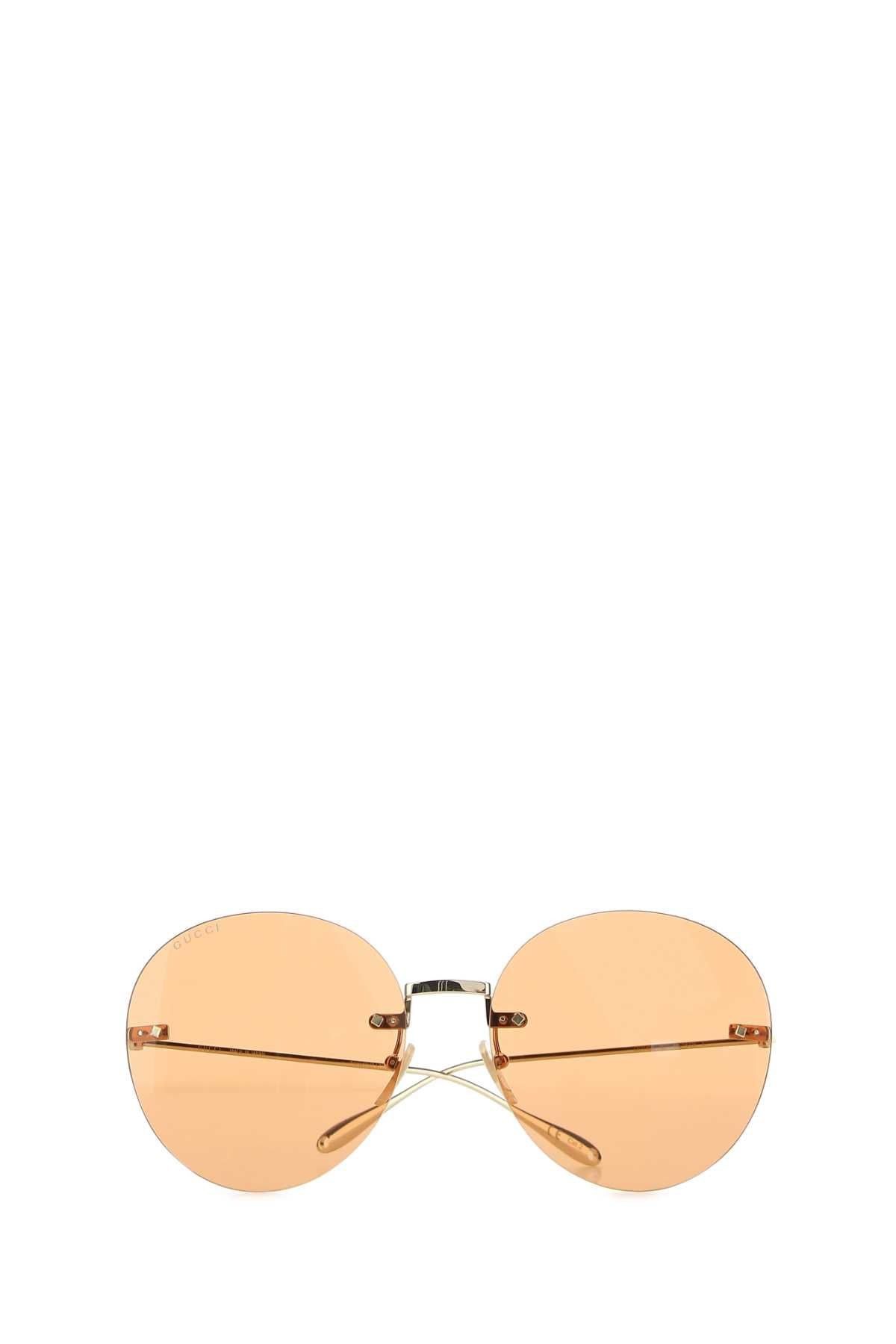 Gucci Women Gold Metal Sunglasses - 2