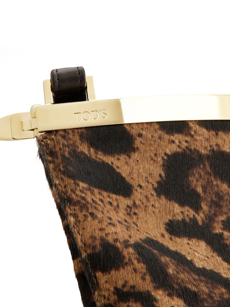 leopard-print bucket bag 6
