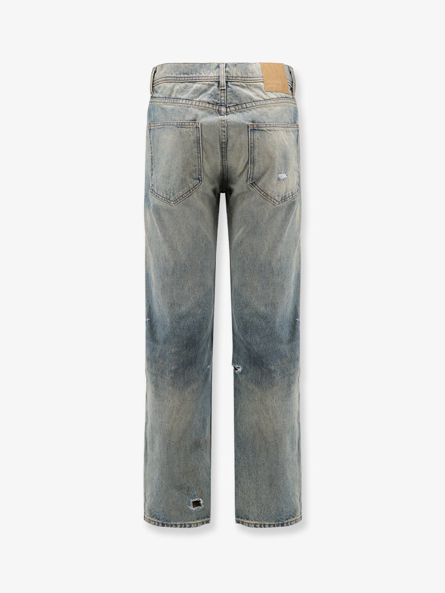 Enfants Riches Deprimes Straight Leg Jeans With Destroyed Effect - 2