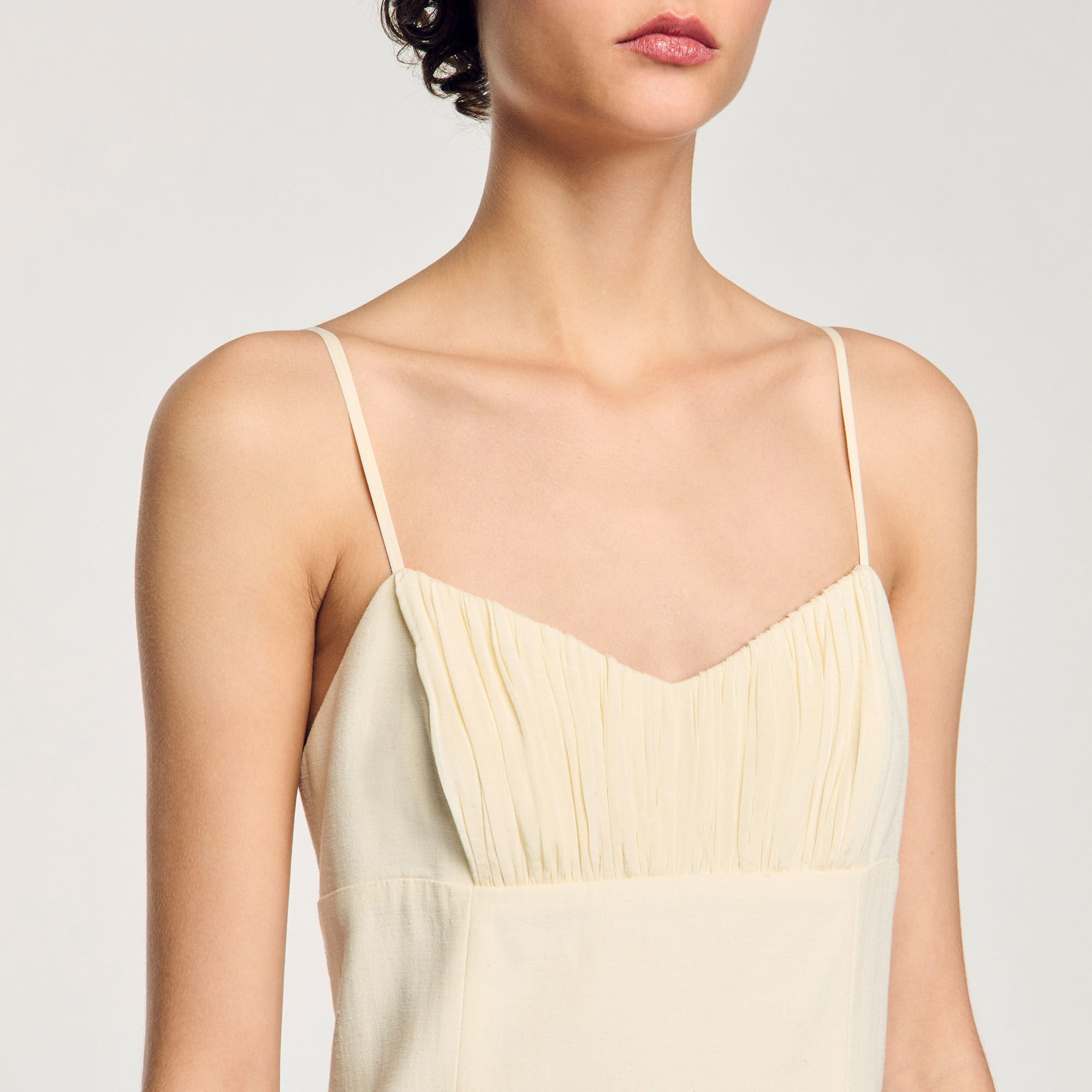PLEATED MAXI DRESS - 3