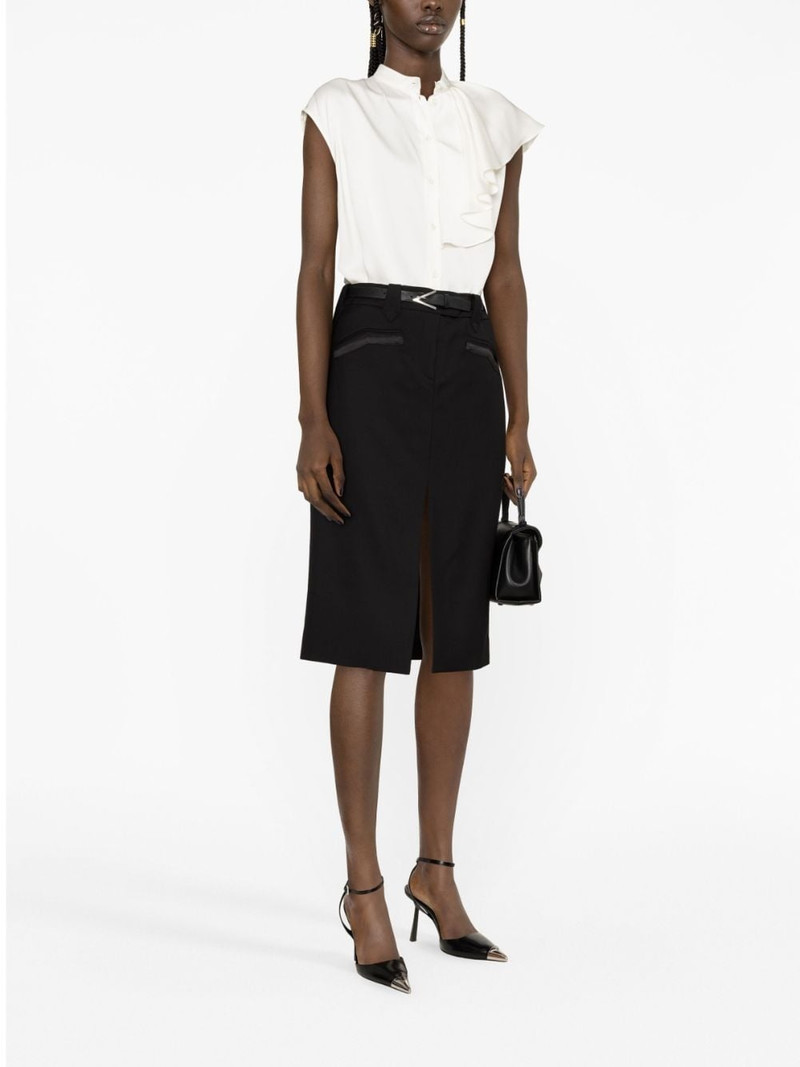 front-slit midi skirt 3