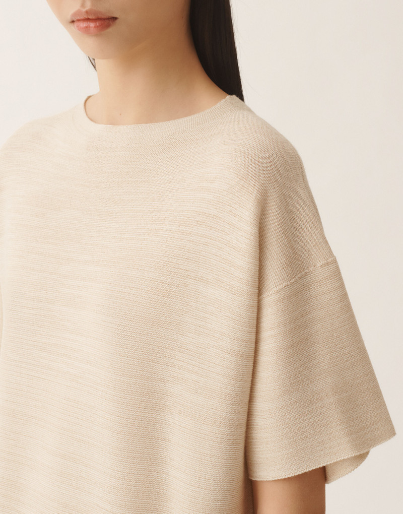 Wool, cotton, and lurex dress 5
