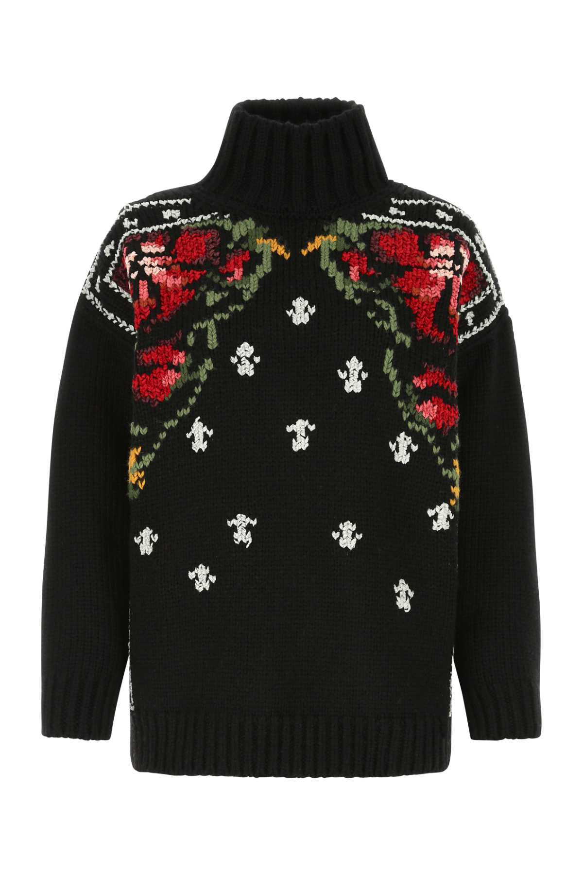 Golden Goose Deluxe Brand Women Black Wool Blend Sweater - 1