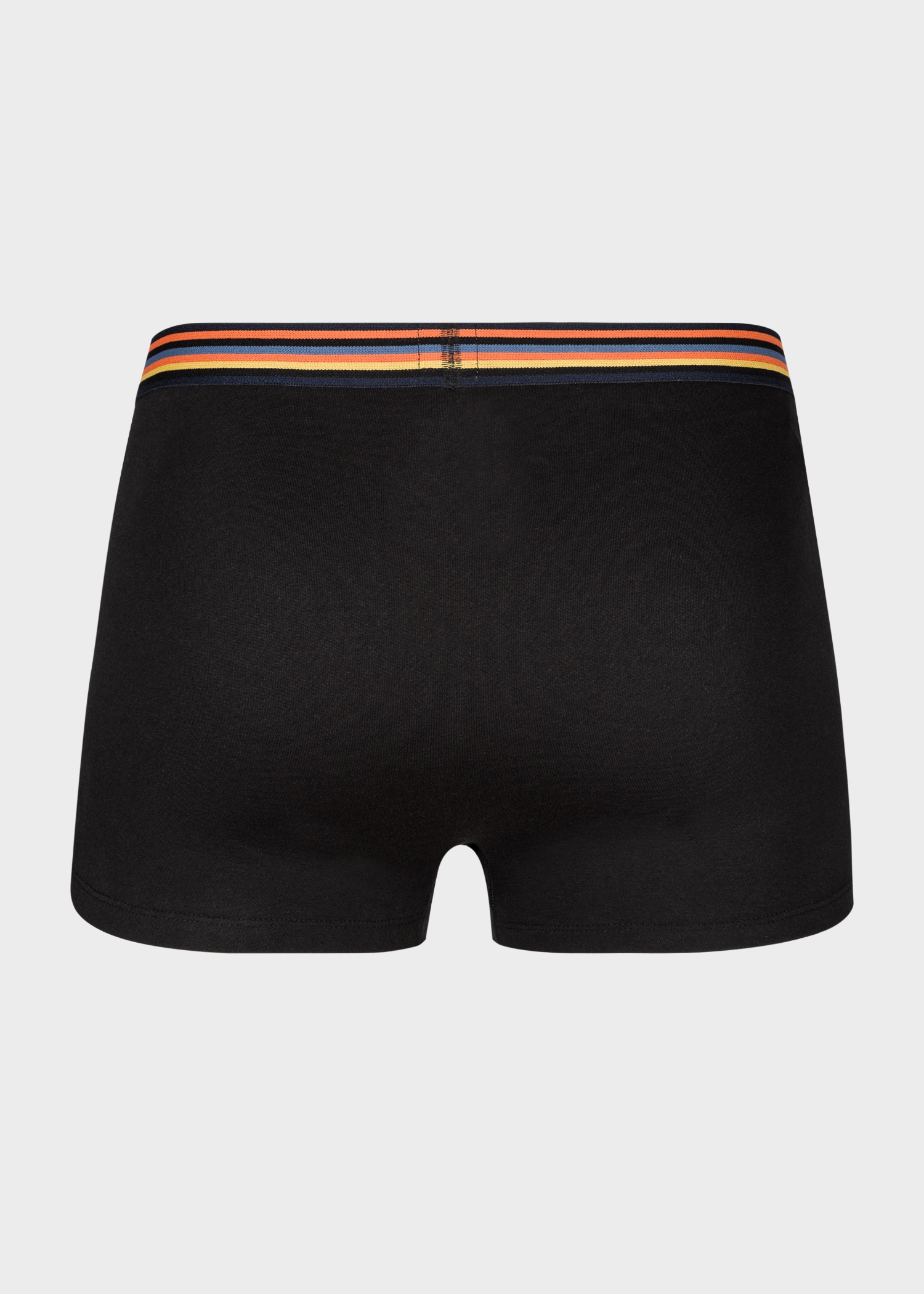 Black Cotton Low-Rise 'Artist Stripe' Boxer Briefs - 3