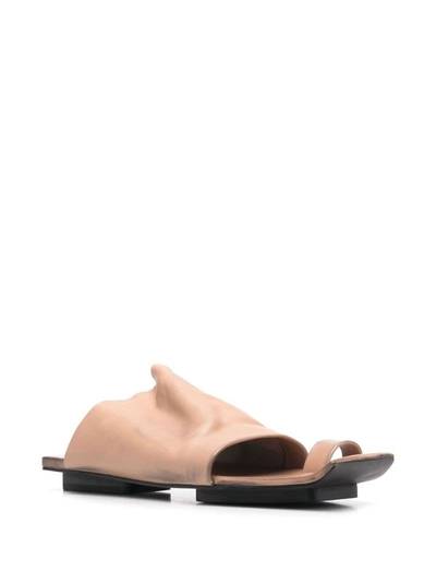 UMA WANG open-toe leather sandals outlook
