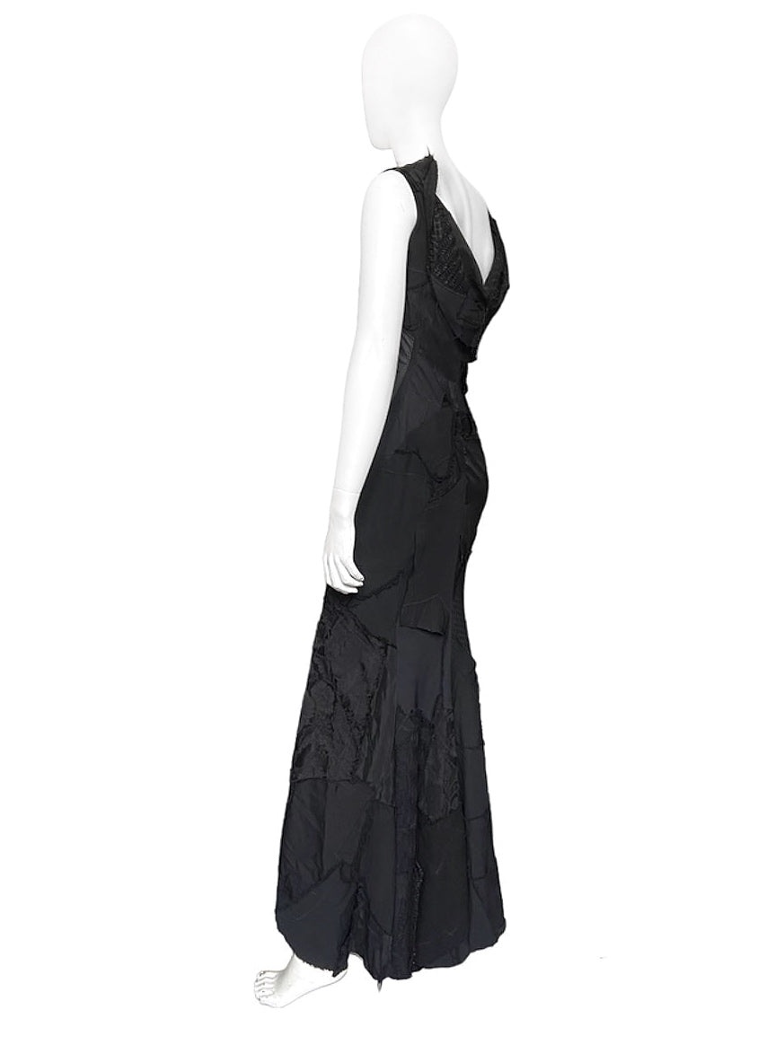 Junya Watanabe Fall 2002 Masterpiece Patchwork Mermaid Maxi Dress - 7