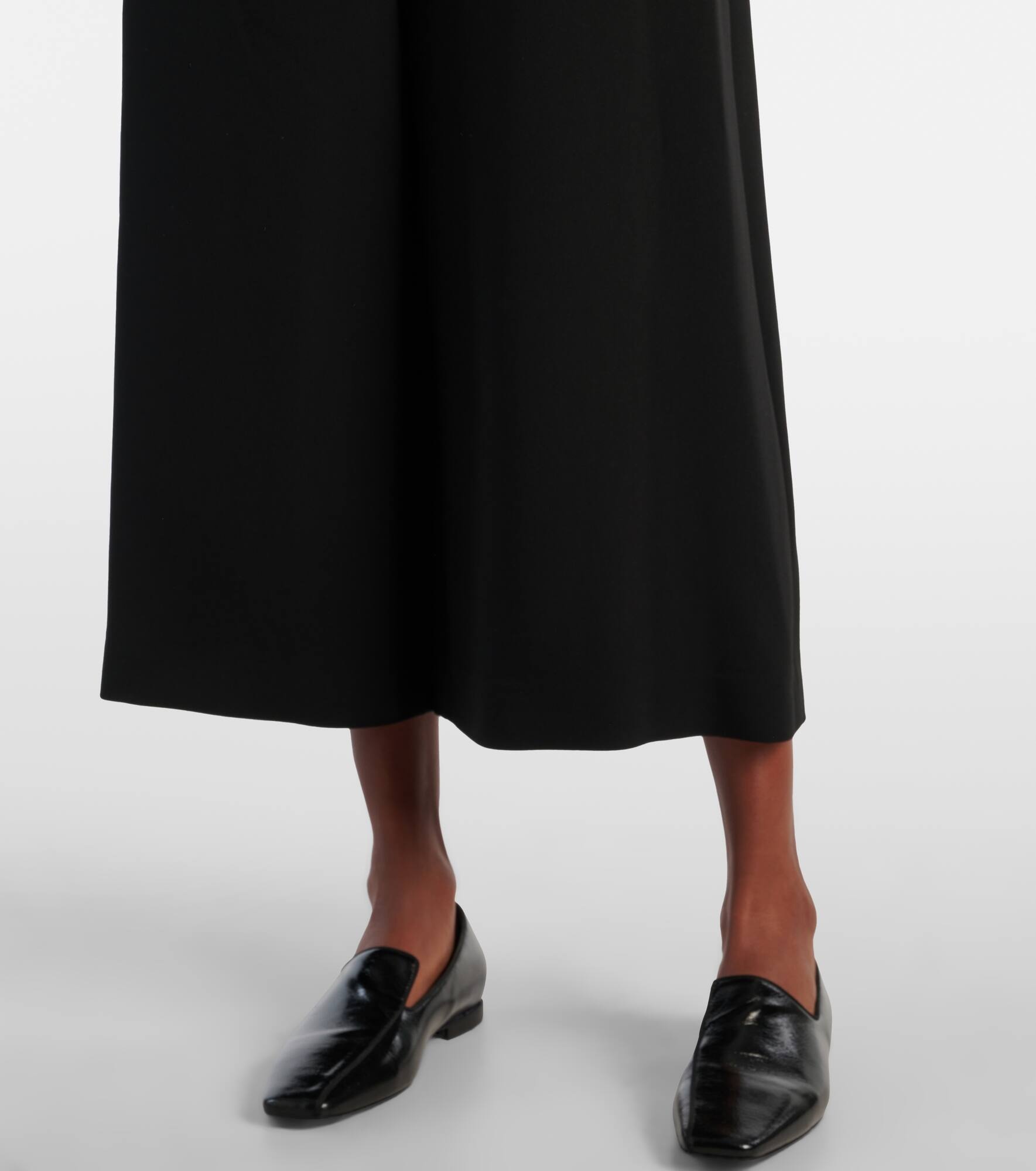 Pat high-rise crêpe culottes - 5