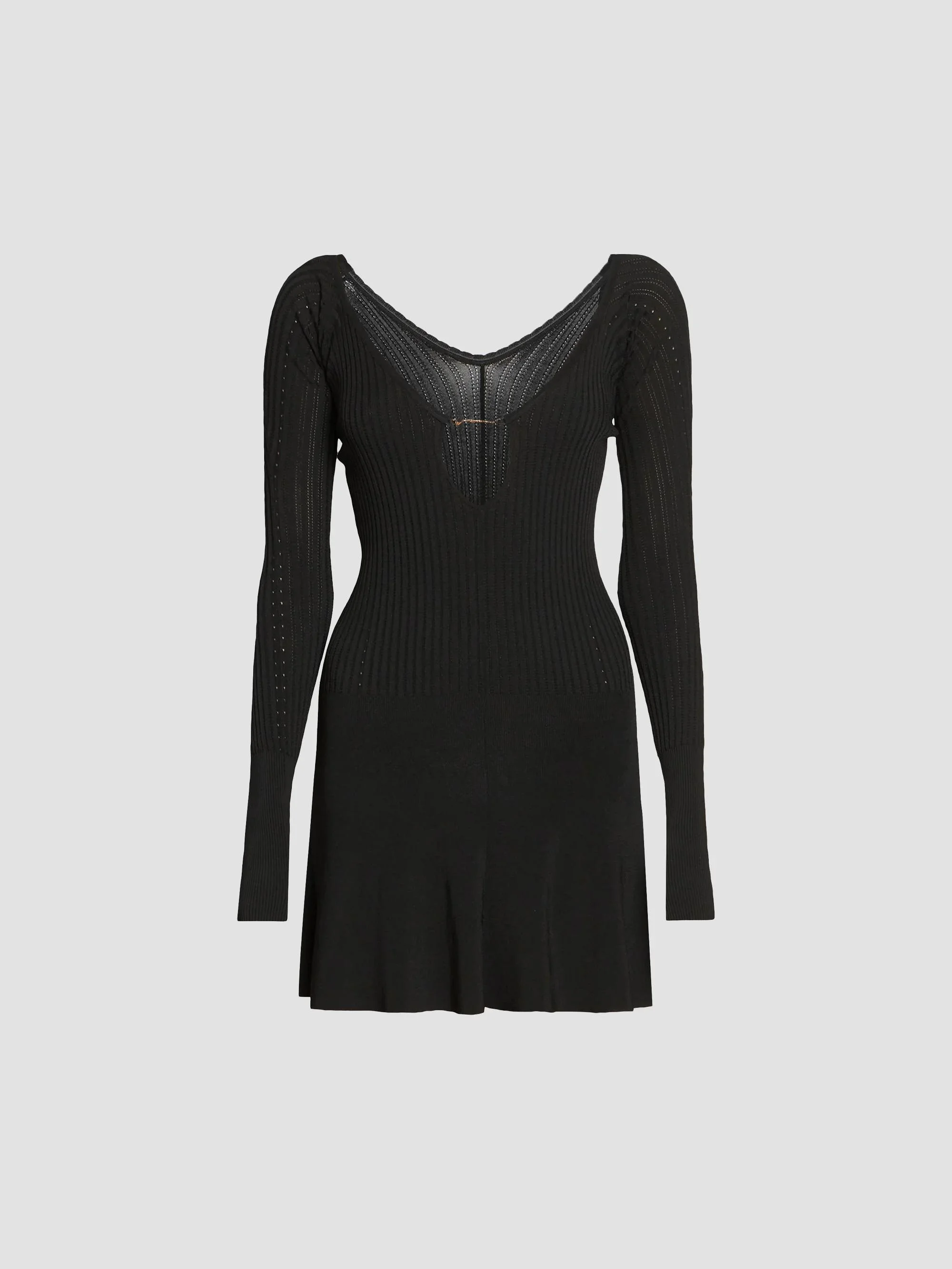 Women's Pralu Logo Hardware Minidress - Black - 1