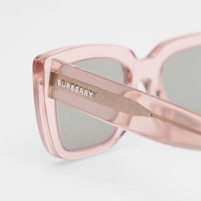 Burberry Bio-acetate Rectangular Frame Sunglasses outlook