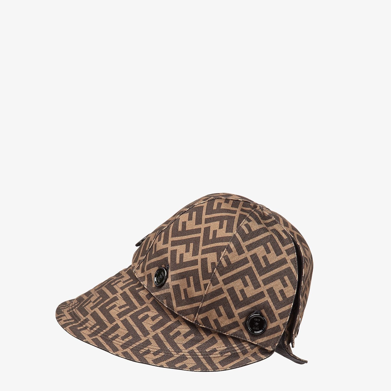 Brown cotton hat - 1