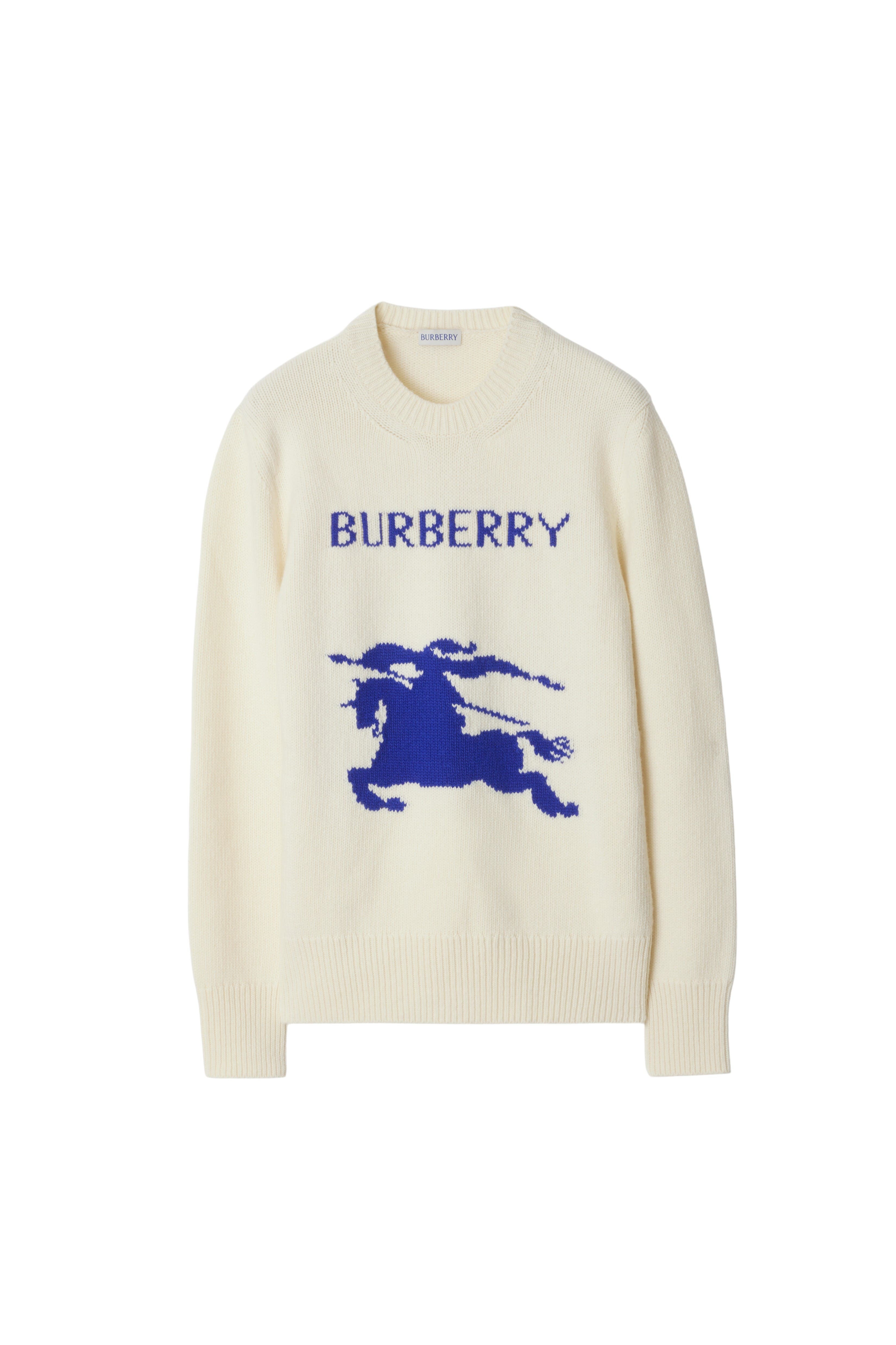 burberry EKD Wool Cashmere Sweater in Off White at Nordstrom - 2