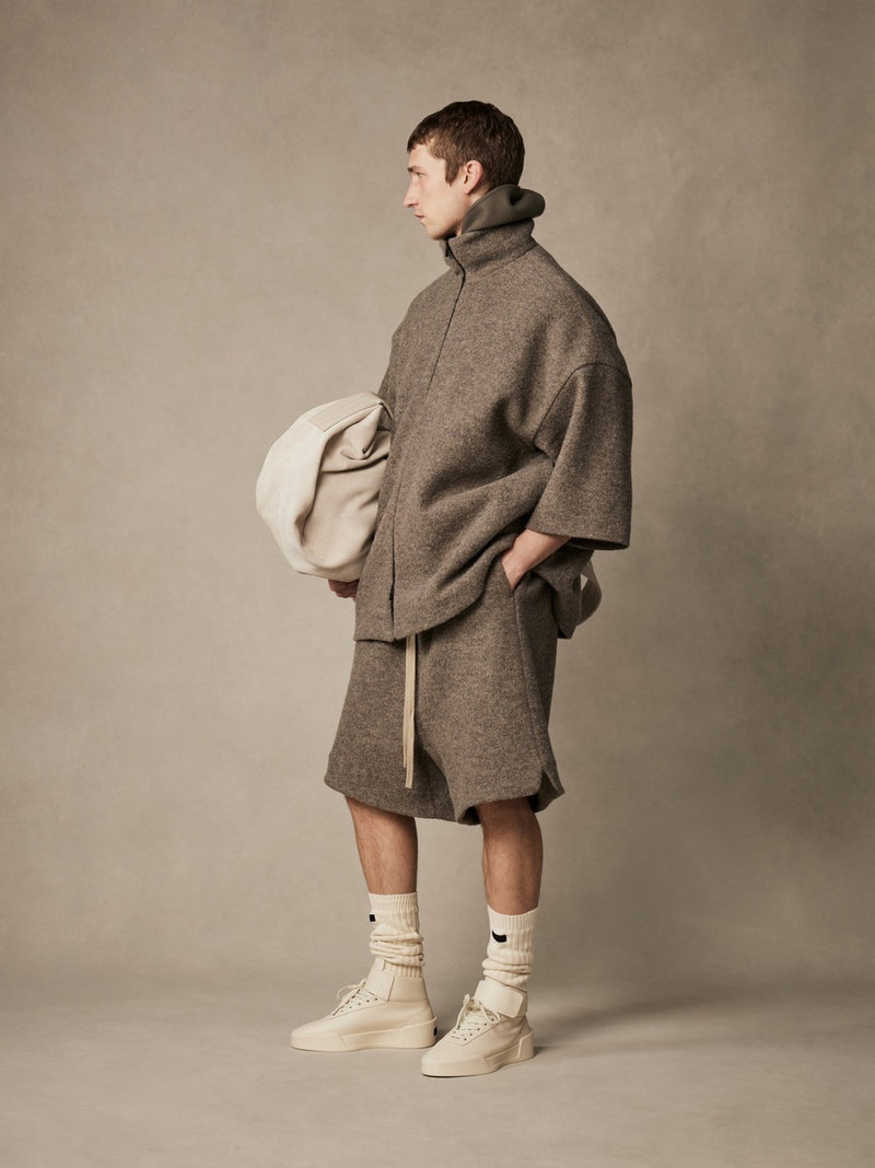 Fear of God Boiled Wool Relaxed Shorts outlook