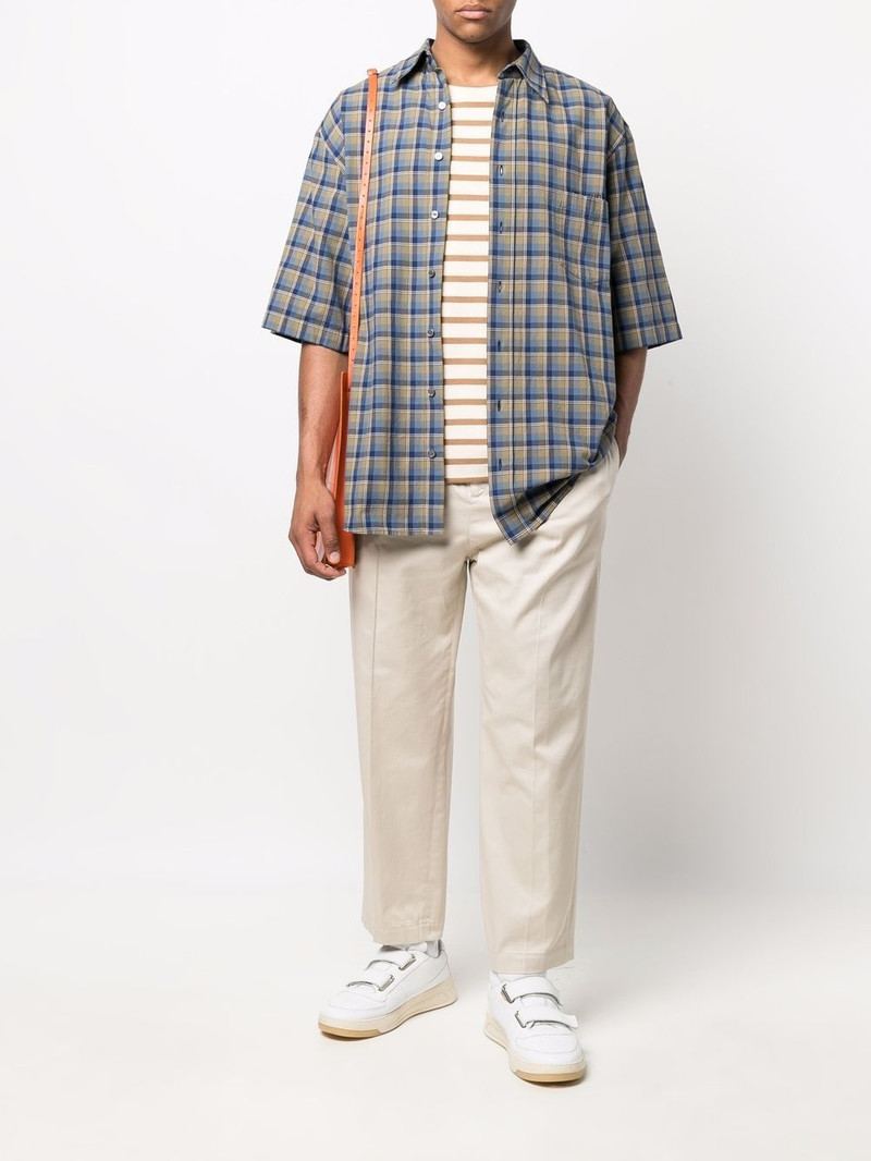 Isabel Marant mid-rise cotton chino trousers outlook