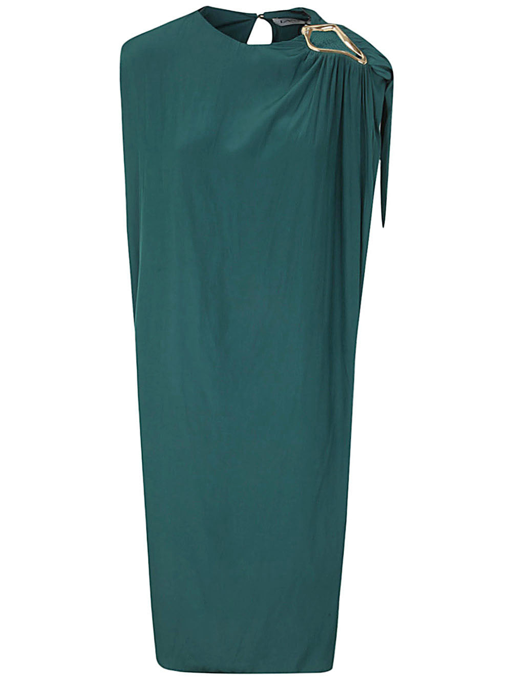 Lanvin Women Sleeveless Draped Knee Dress - 6