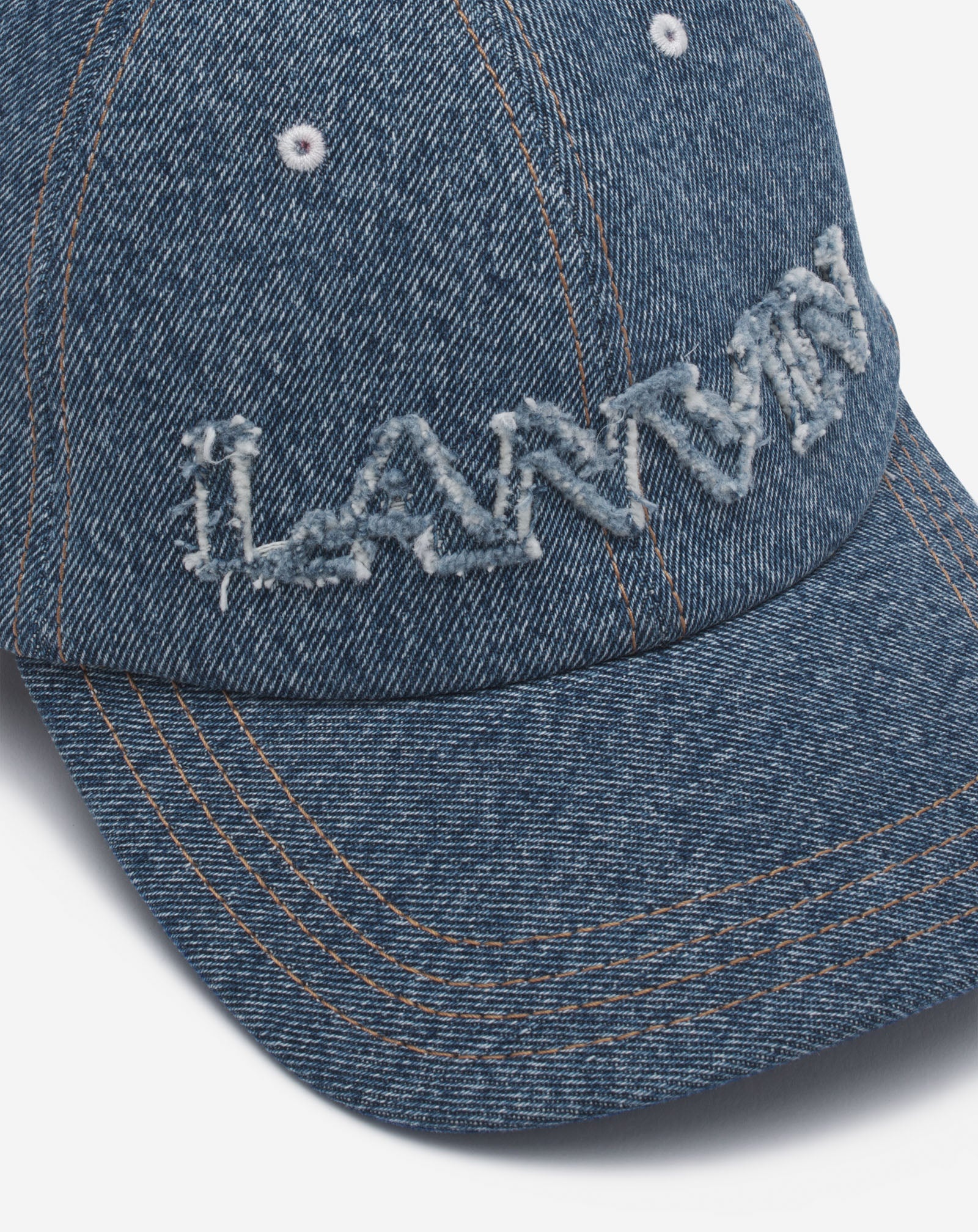 LANVIN CAP IN DENIM - 5