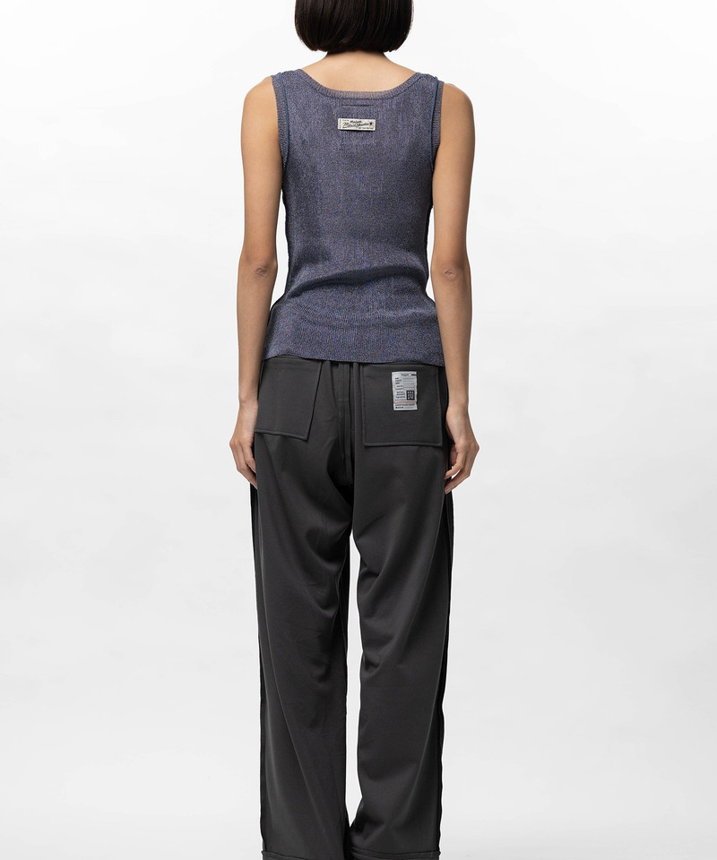 Inside-Out Glitter Knit Tank-top 13