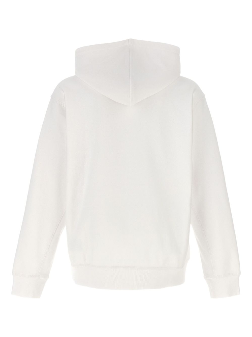 logo-embroidered kangaroo-pocket hoodie - 2