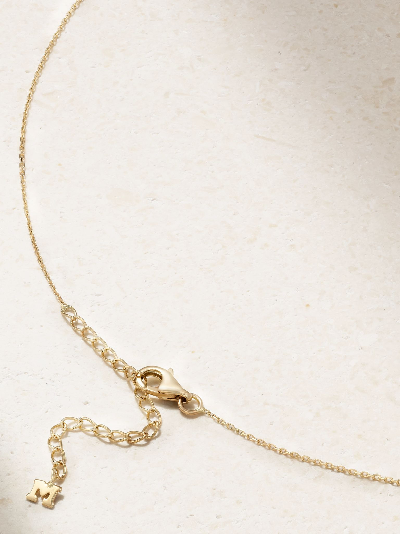 14-karat gold topaz necklace Gold - 3