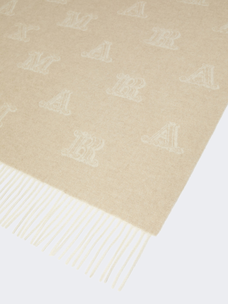 Max Mara WSKLAUSE Jacquard cashmere stole outlook