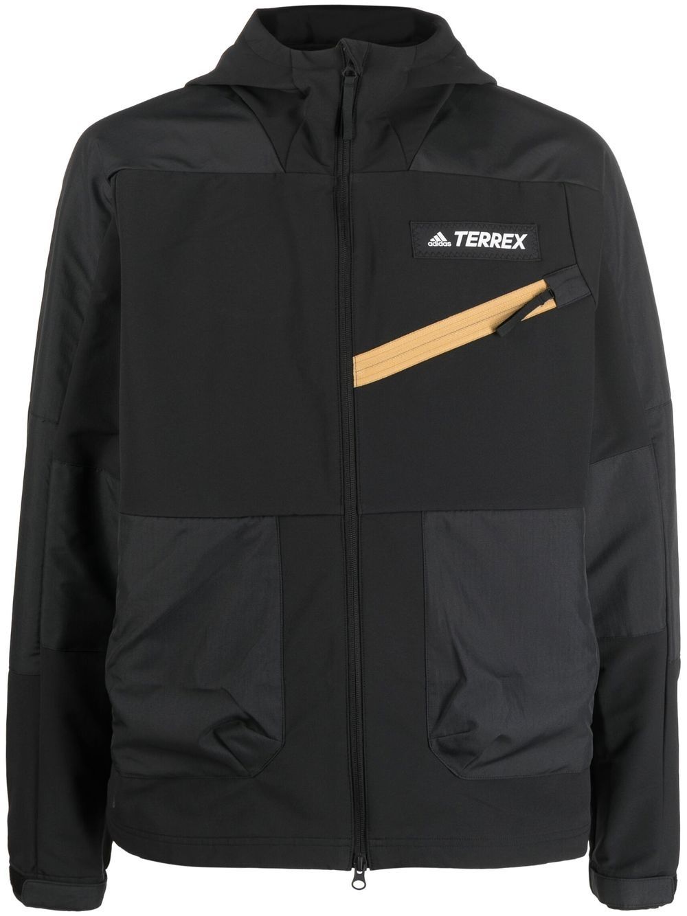 logo-print Terrex hooded jacket - 1