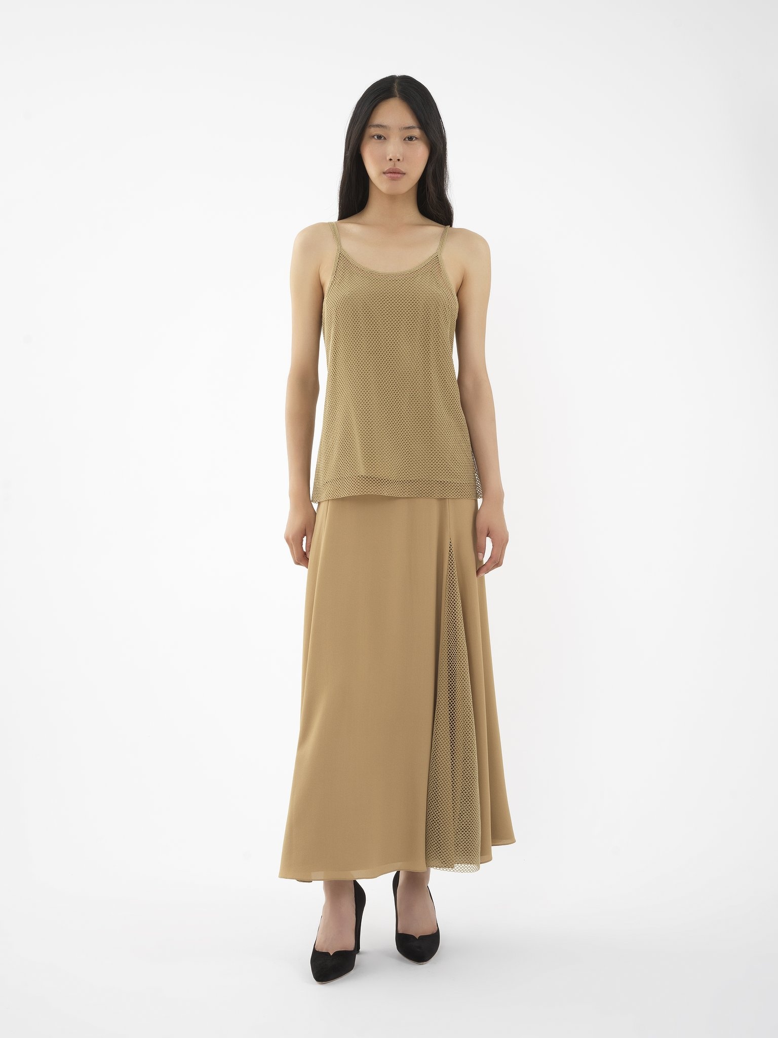 FLARED LONG SKIRT - 3