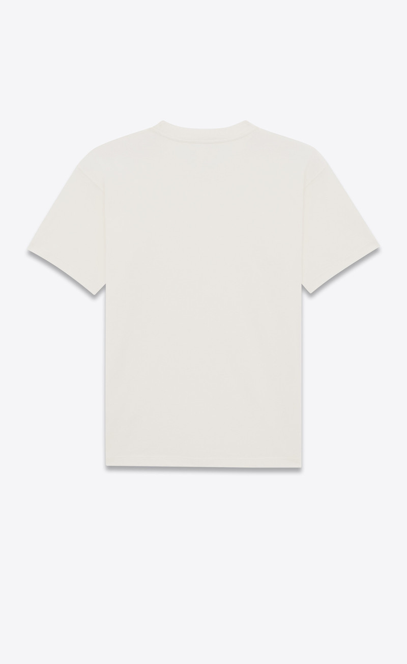 SAINT LAURENT loose fit t-shirt in jersey outlook