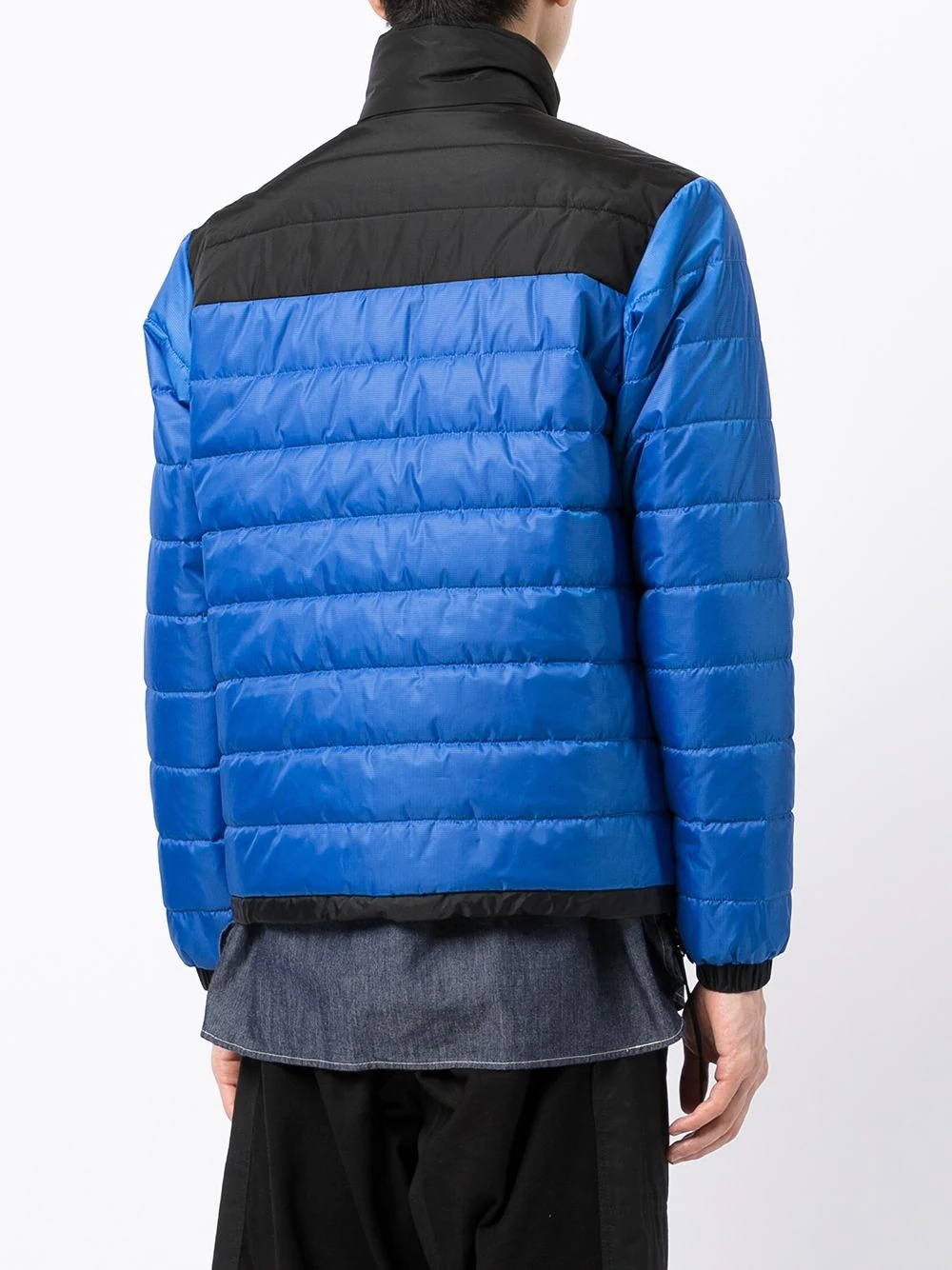 colour-block puffer jacket - 4