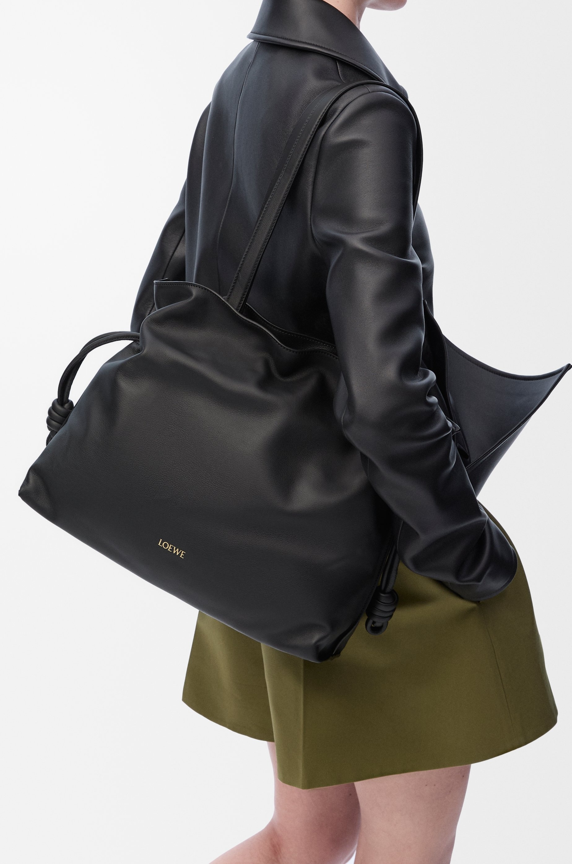 Large Flamenco clutch in nappa calfskin - 2
