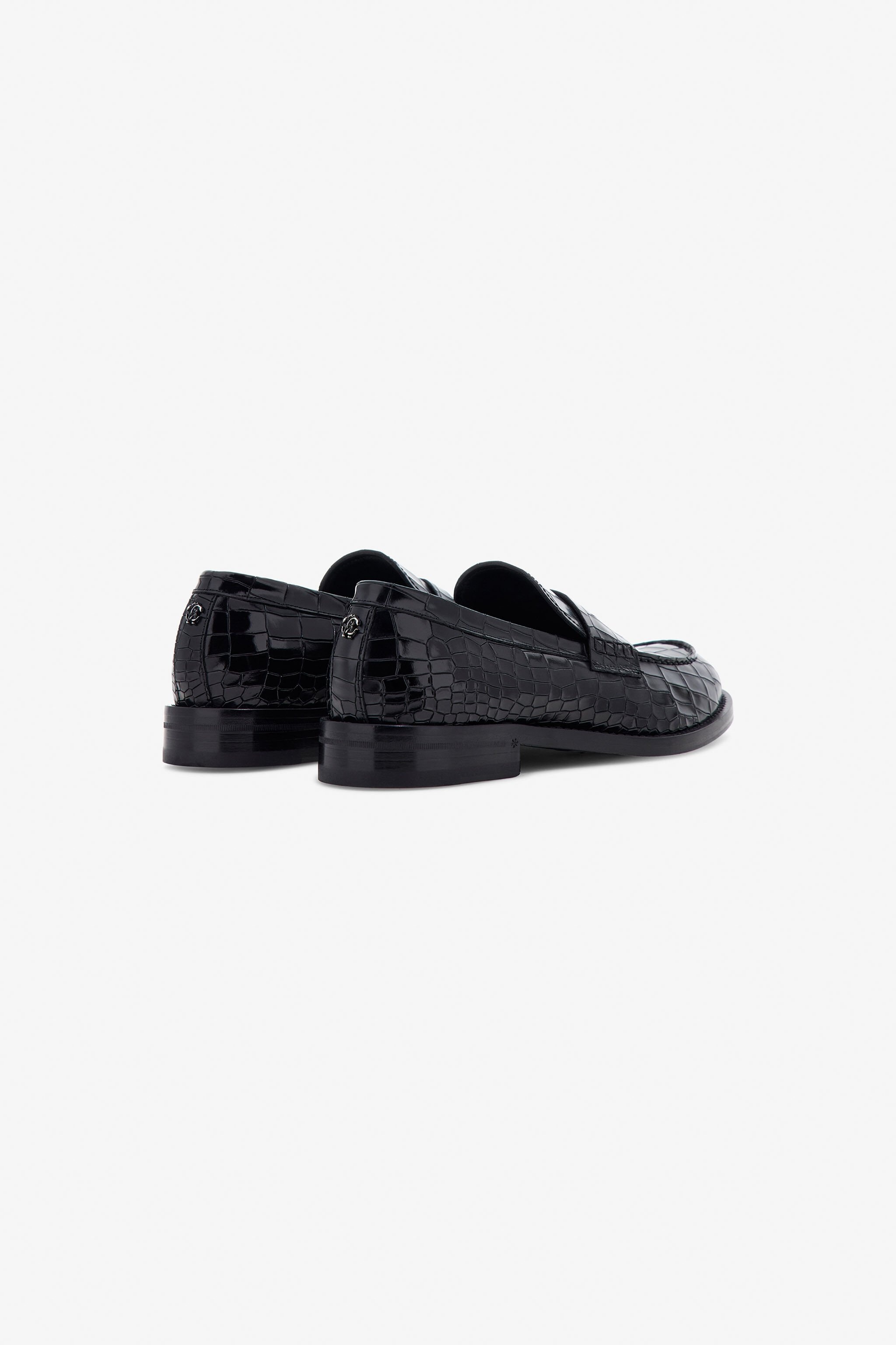 Crocodile-effect loafers - 3