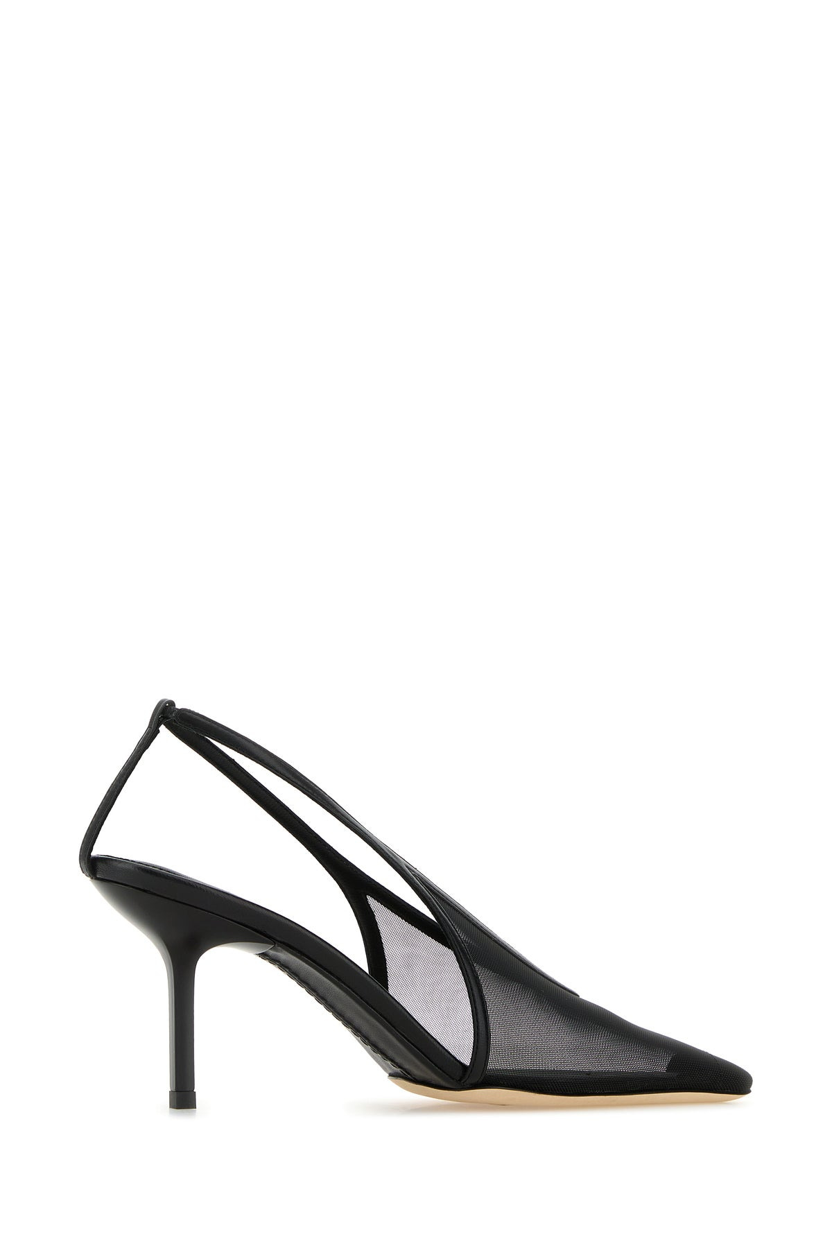 Black mesh Evelina pumps - 3