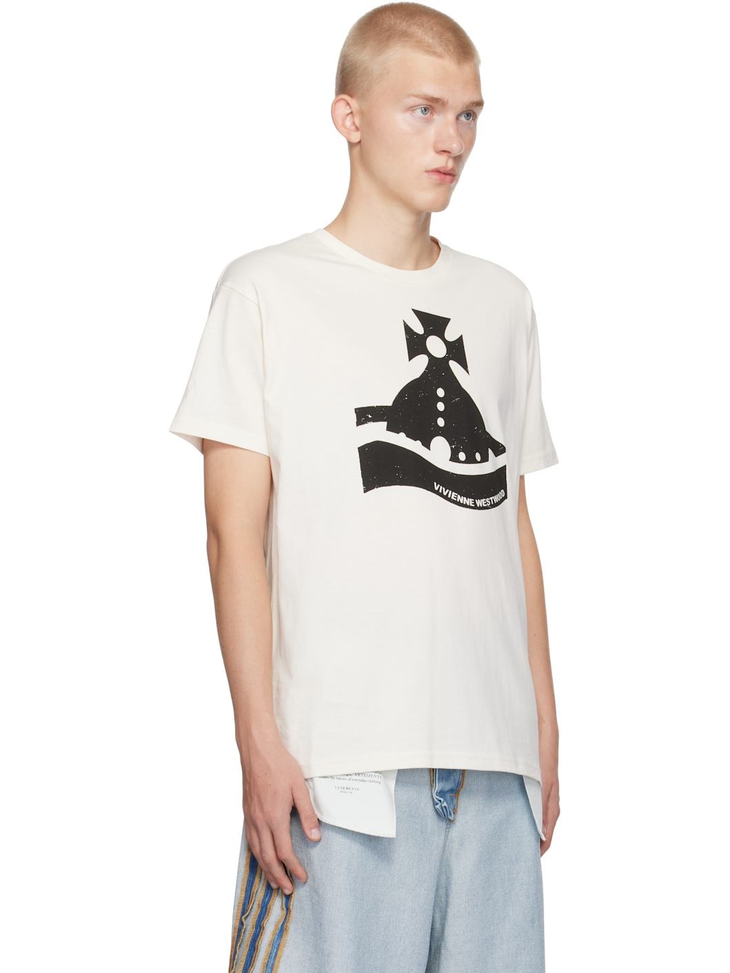 White Sunken Orb Classic T-shirt - 2