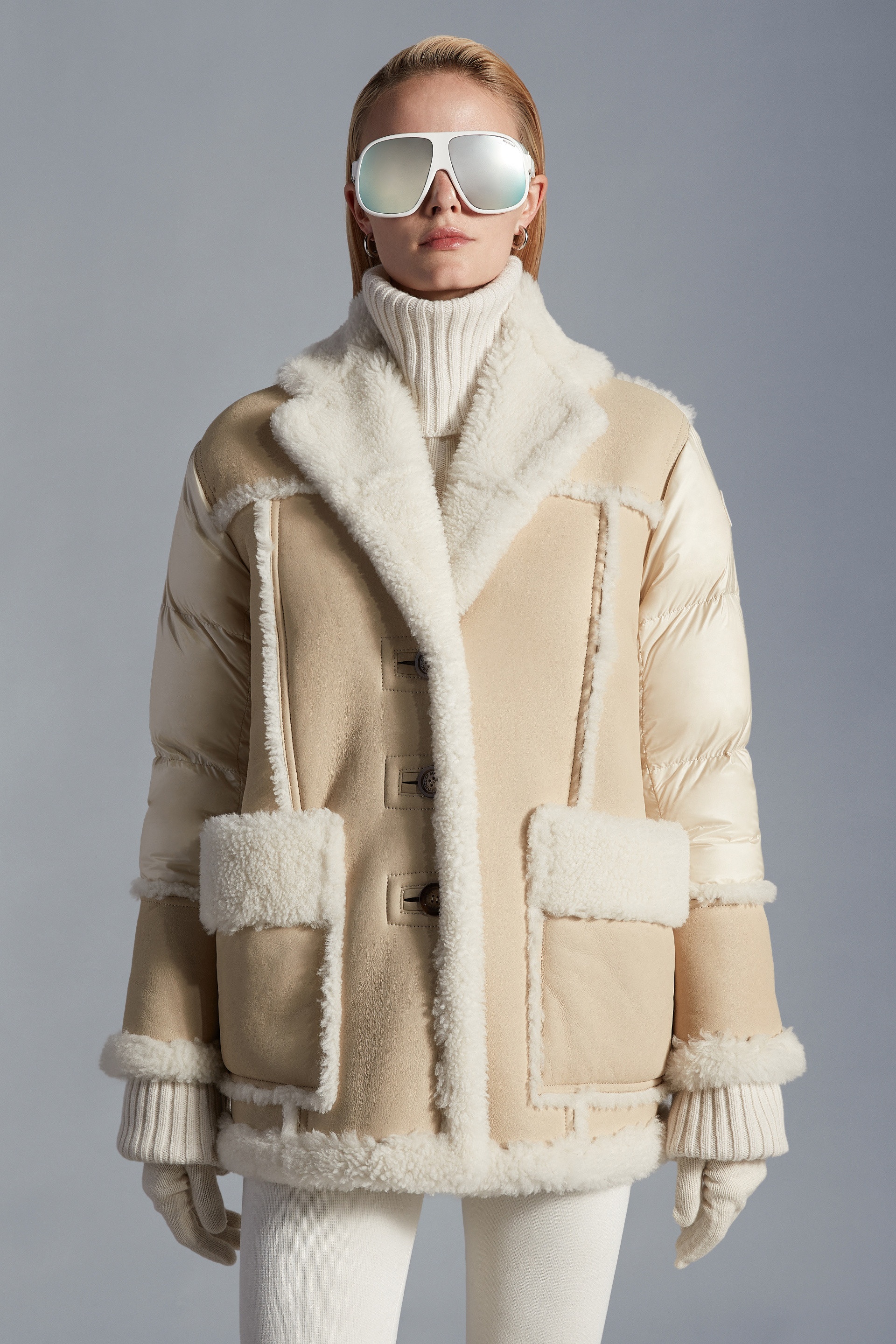 Ilay Shearling Down Jacket - 3