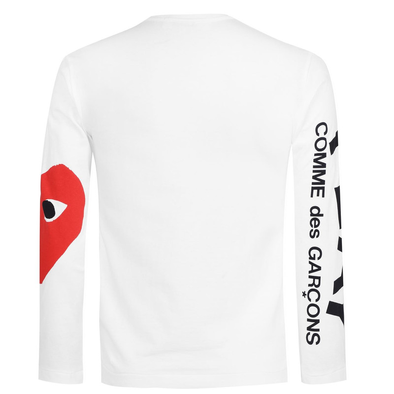Comme Des Garçons Long Sleeve Hear T Shirt outlook