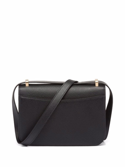 Prada triangle logo-plaque crossbody bag outlook