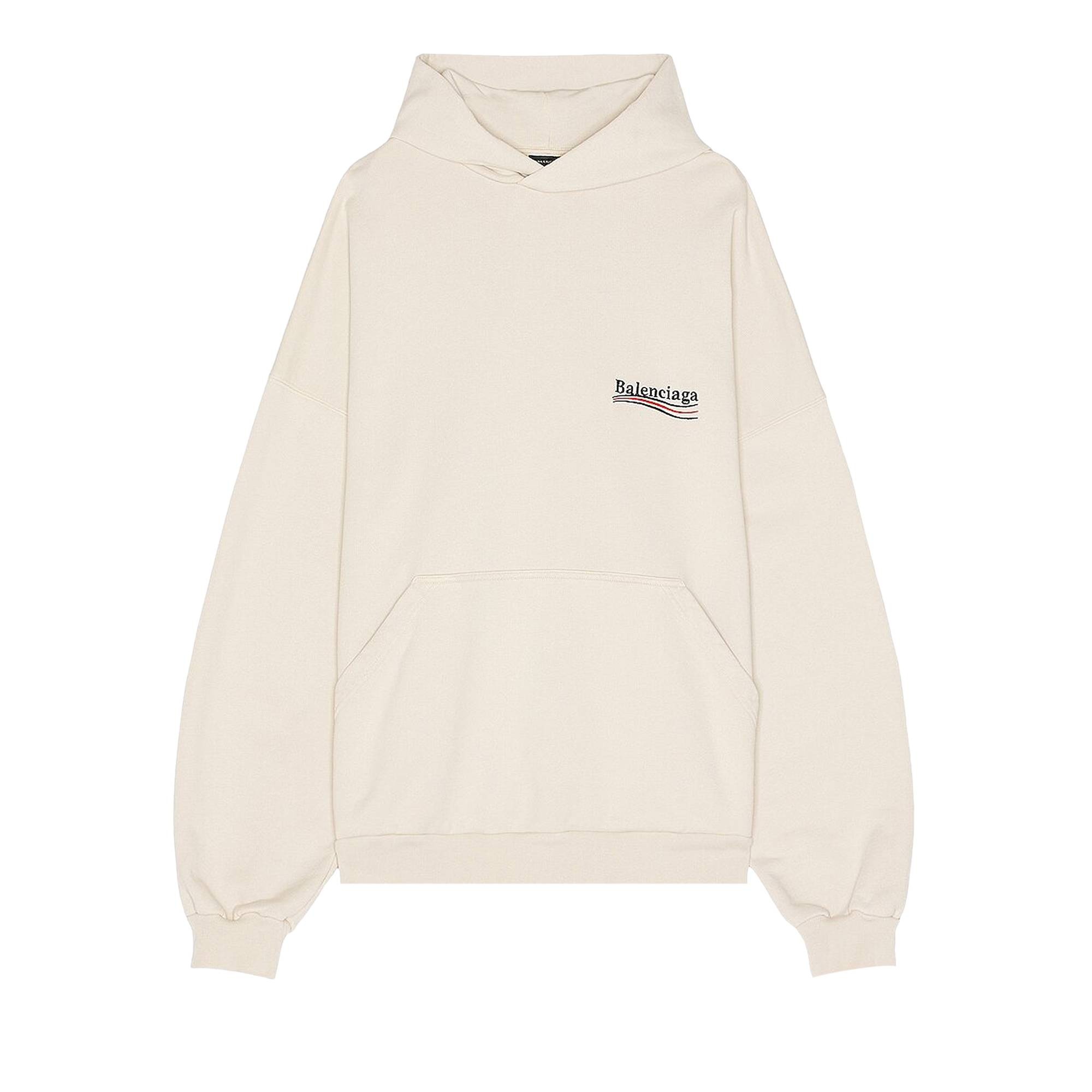 Balenciaga Large Fit Hoodie 'Light Beige' - 1