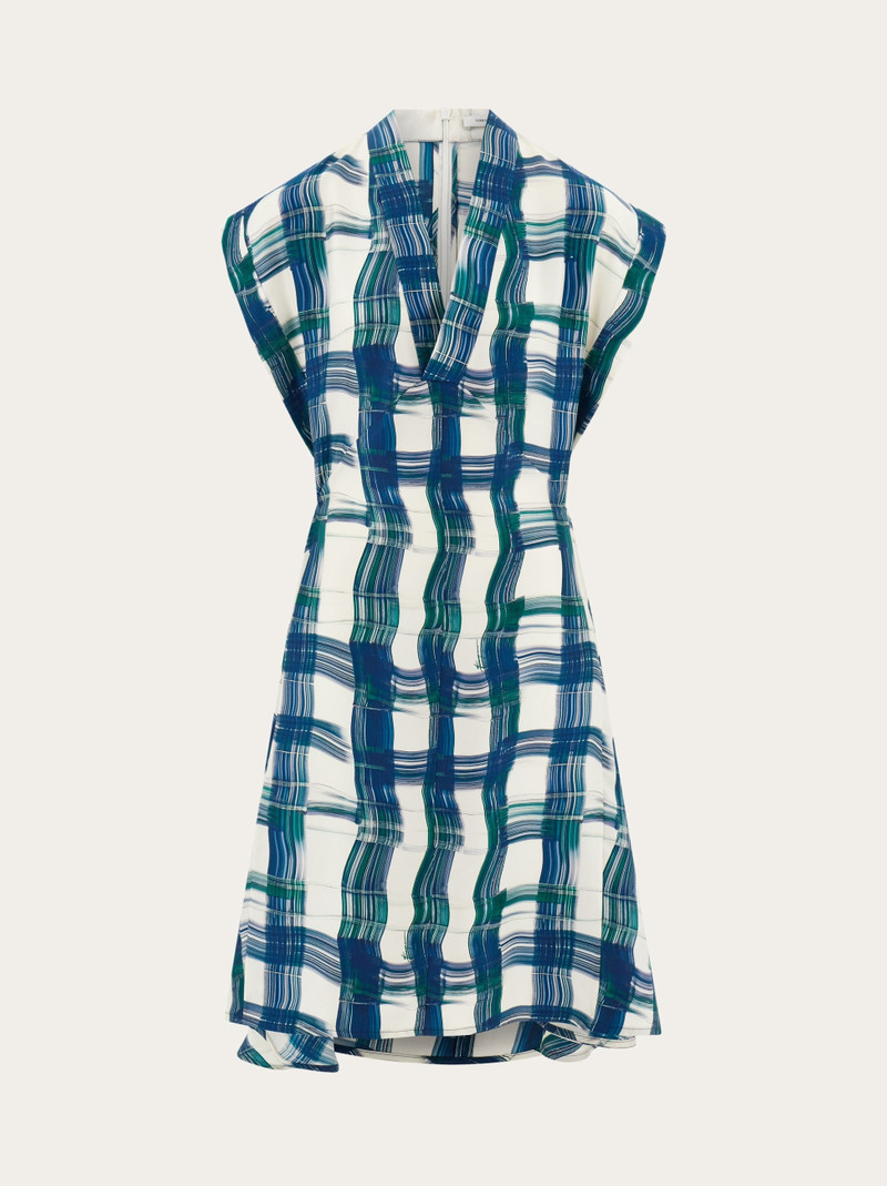 Stylized tartan dress 1