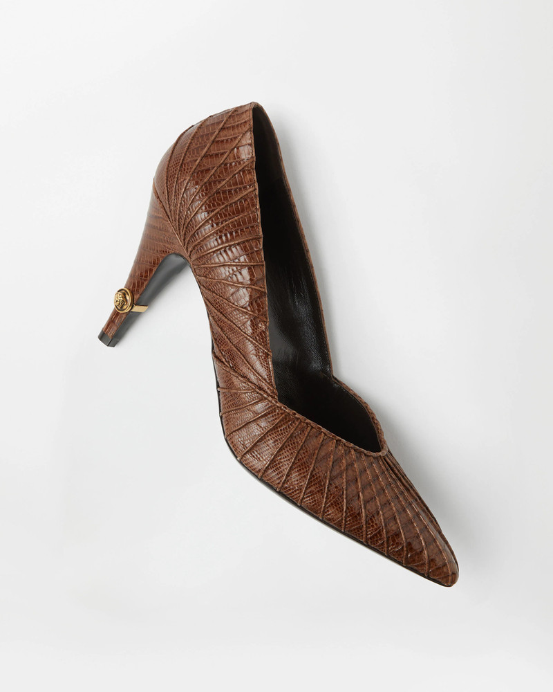 Gianni Leather Pumps 90 mm 3