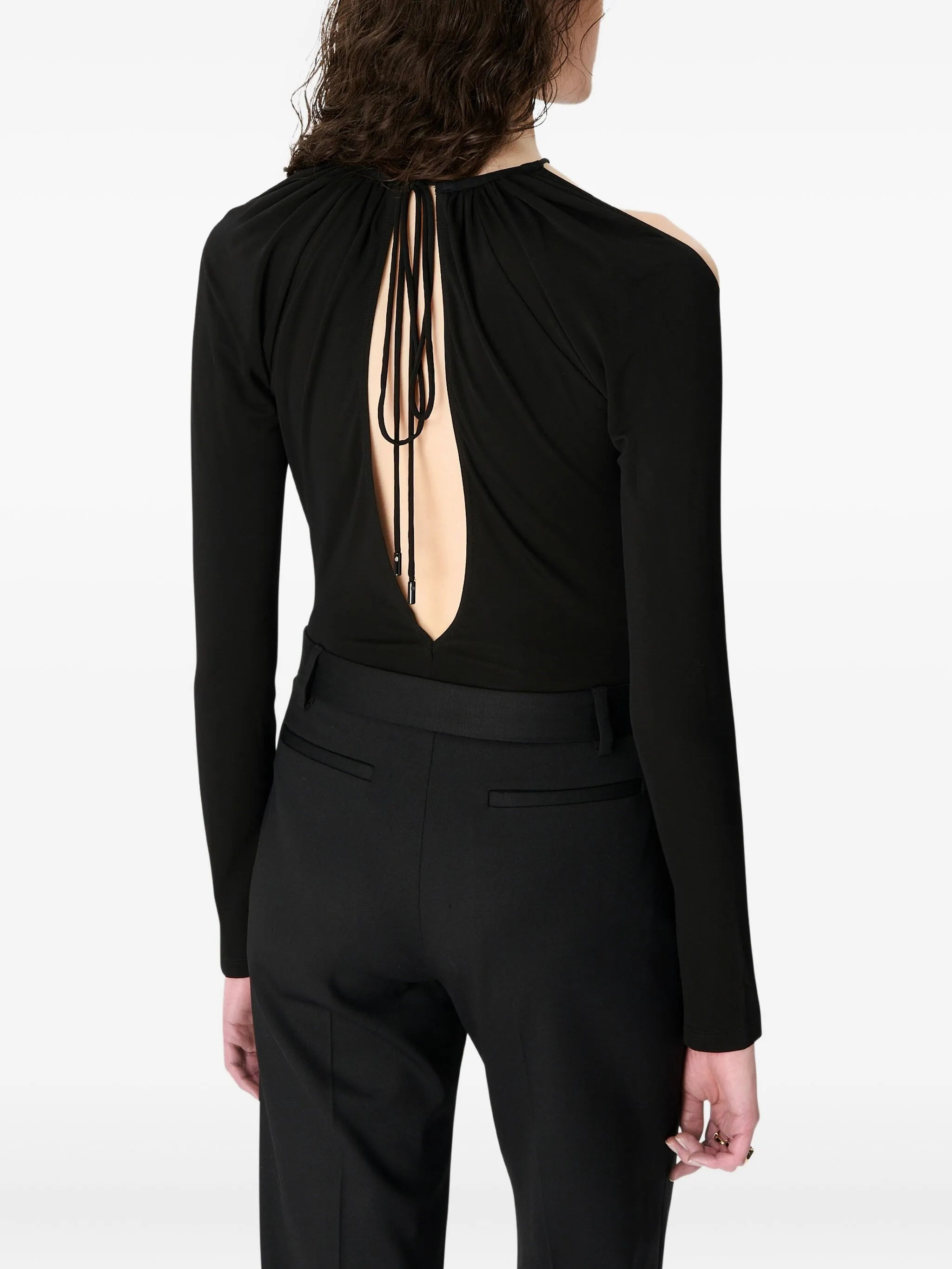 Marine Serre Draped Keyhole Bodysuit - 4