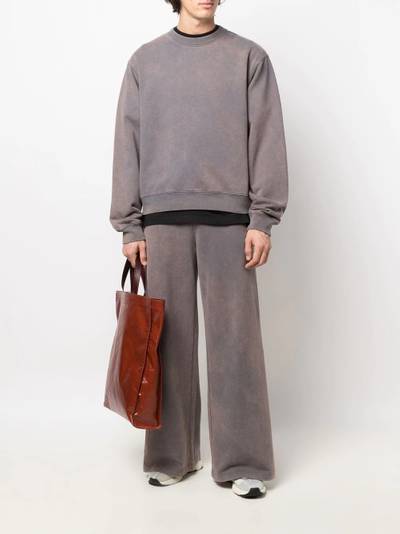 Acne Studios faded wide-leg track trousers outlook