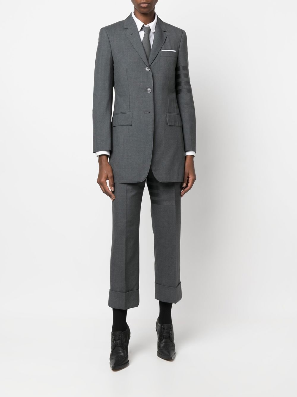 4-Bar stripe wool blazer - 2