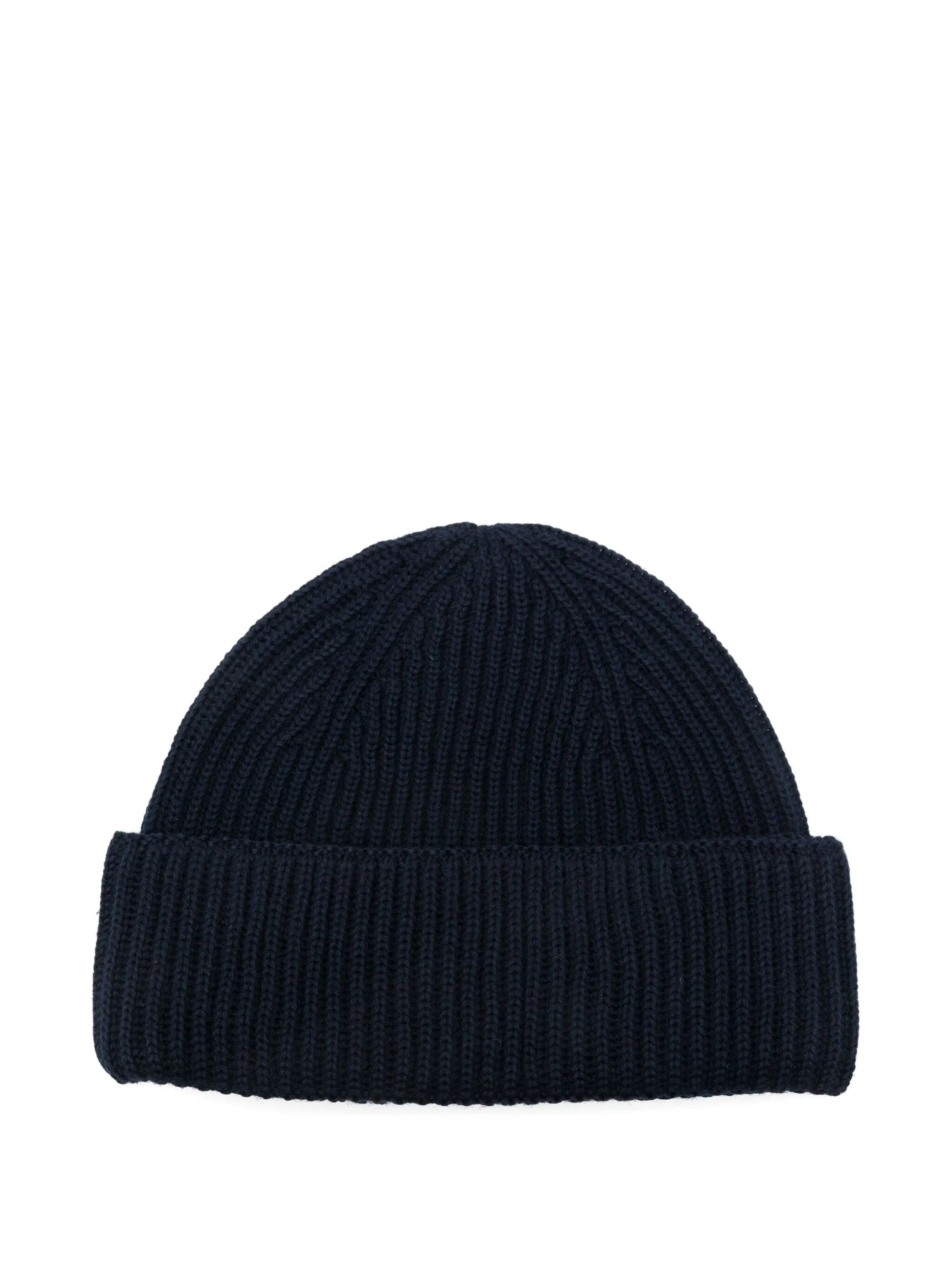 Maison Kitsuné Logo-embroidered Ribbed Beanie - 2