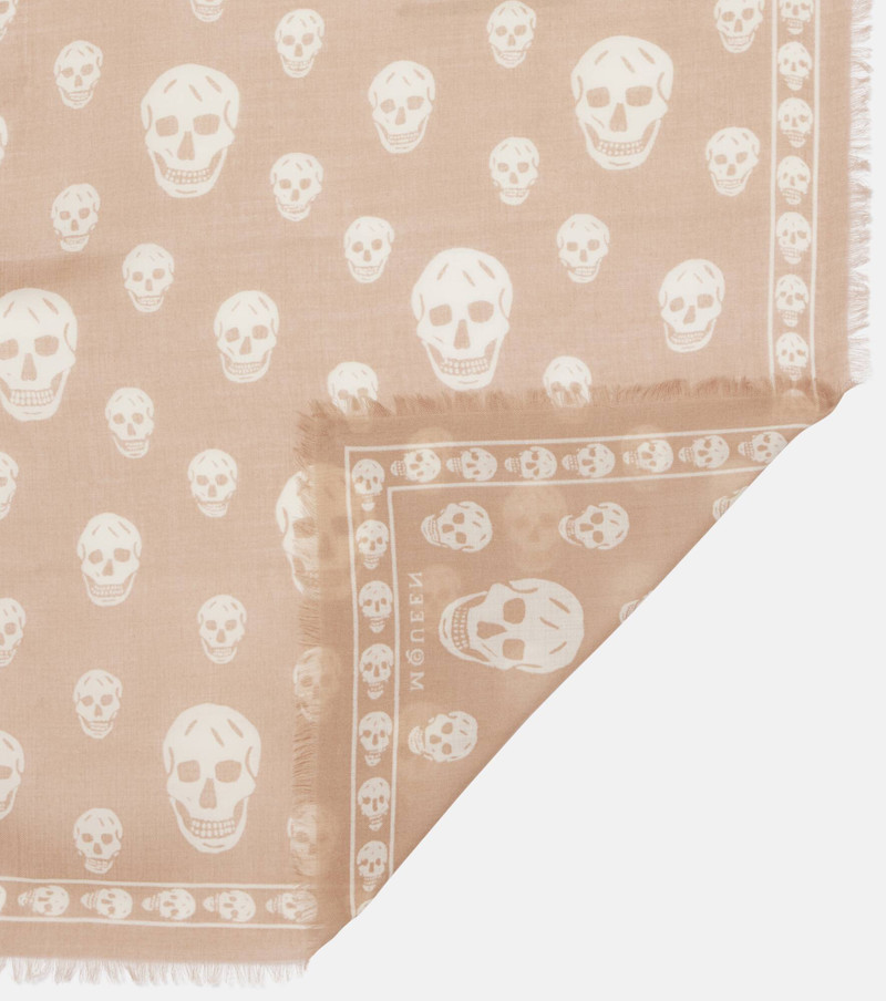 Skull wool scarf 5