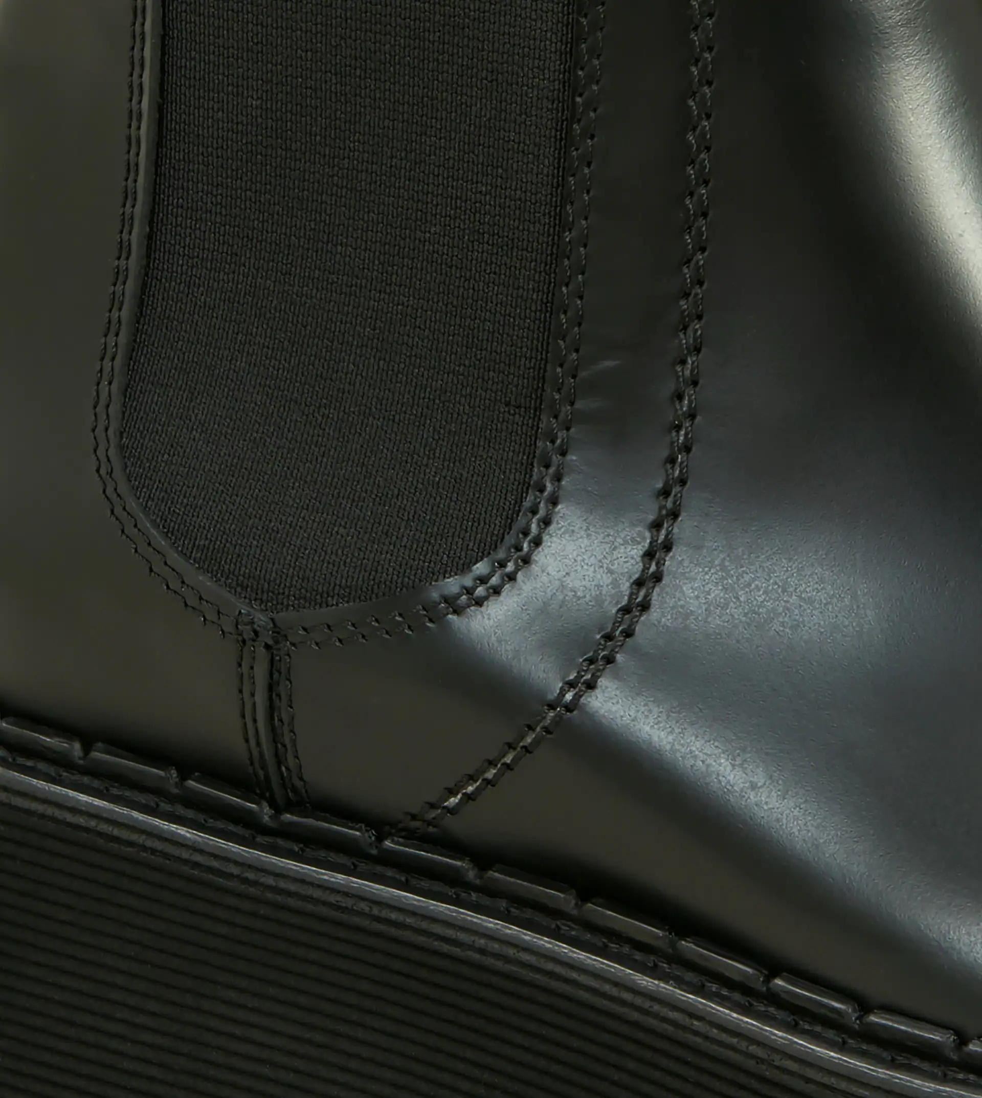 ANKLE BOOTS IN LEATHER - BLACK - 6