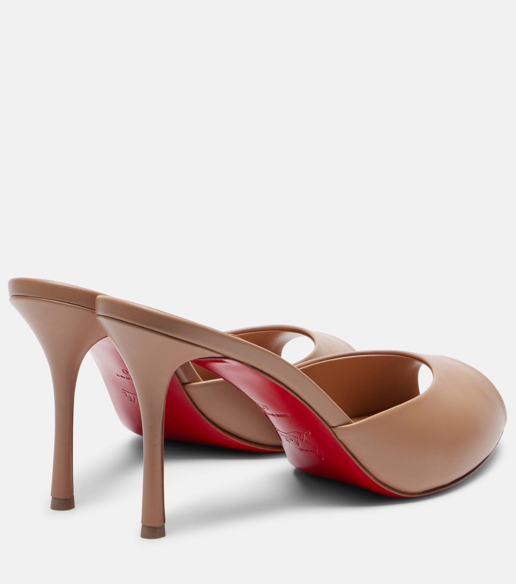 Me Dolly 85 leather mules - 2