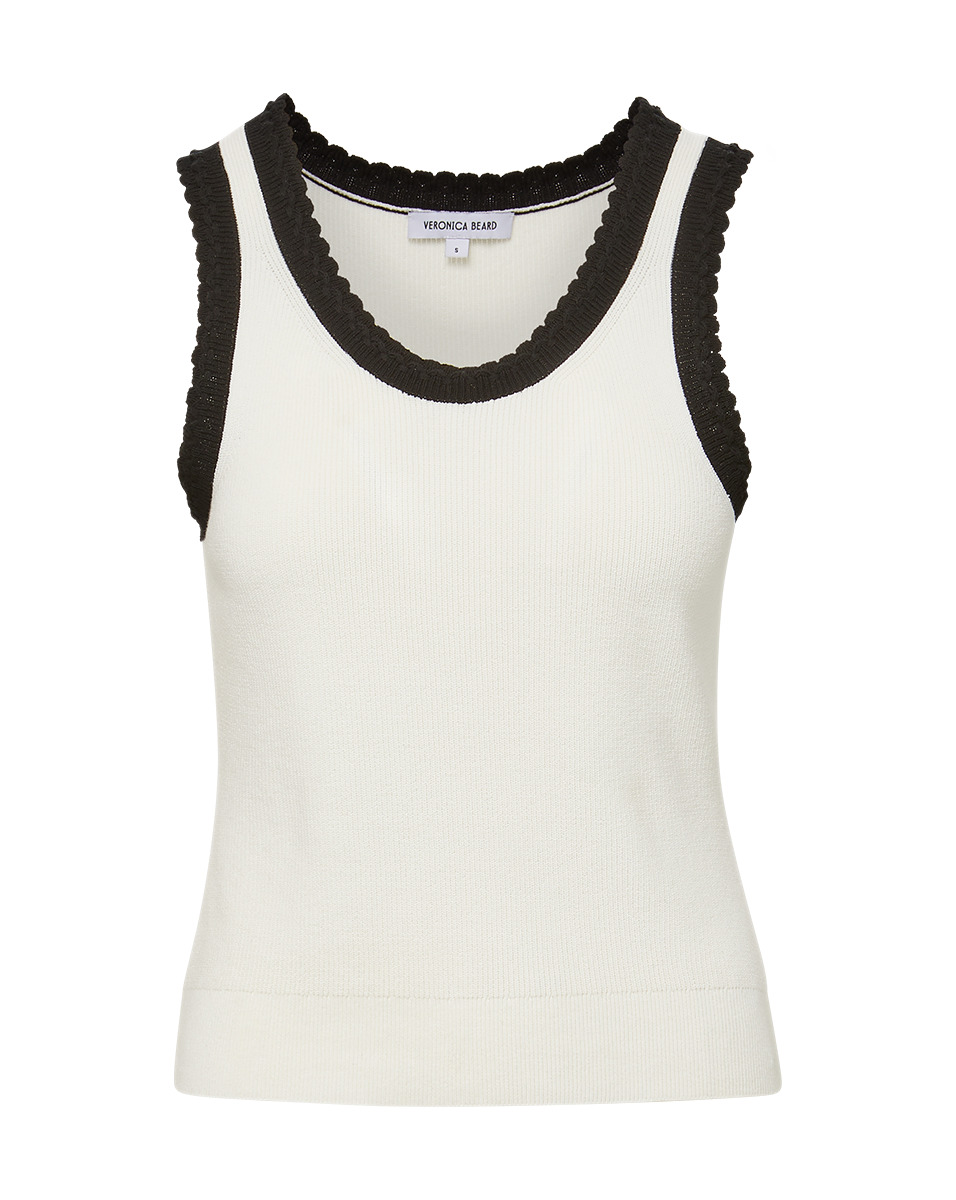 SANDRA RIBBED TANK - 1