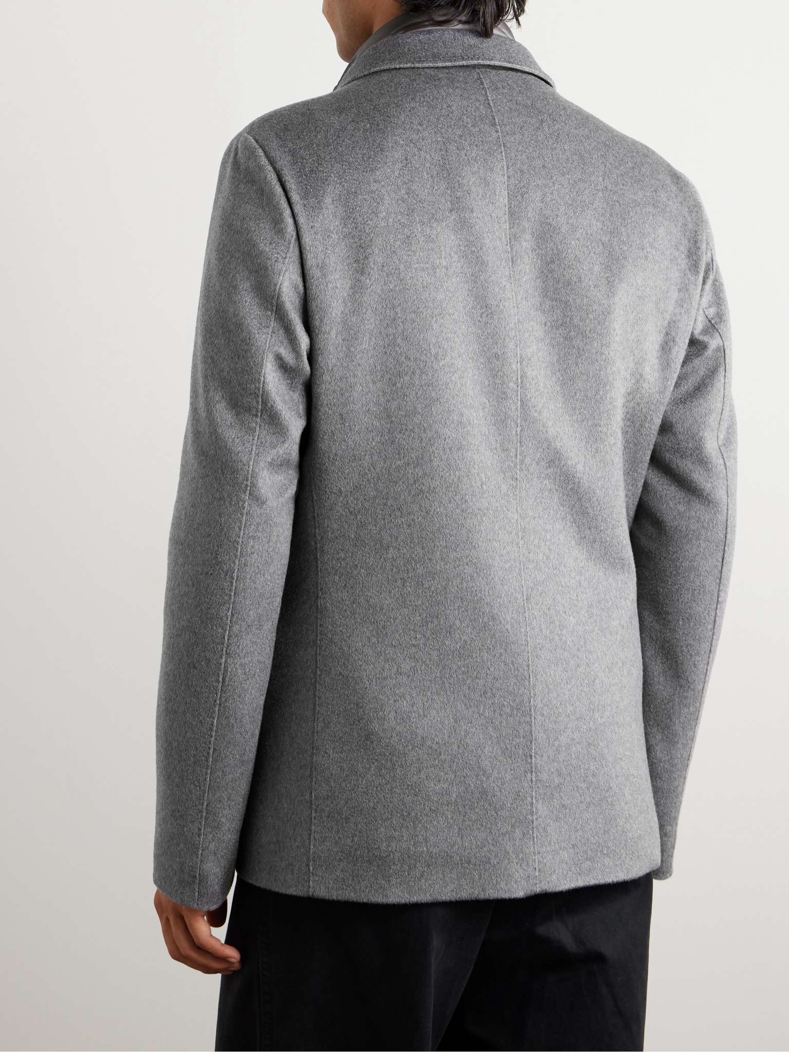 Cashmere Blazer with Detachable Quilted Padded Shell Gilet - 9
