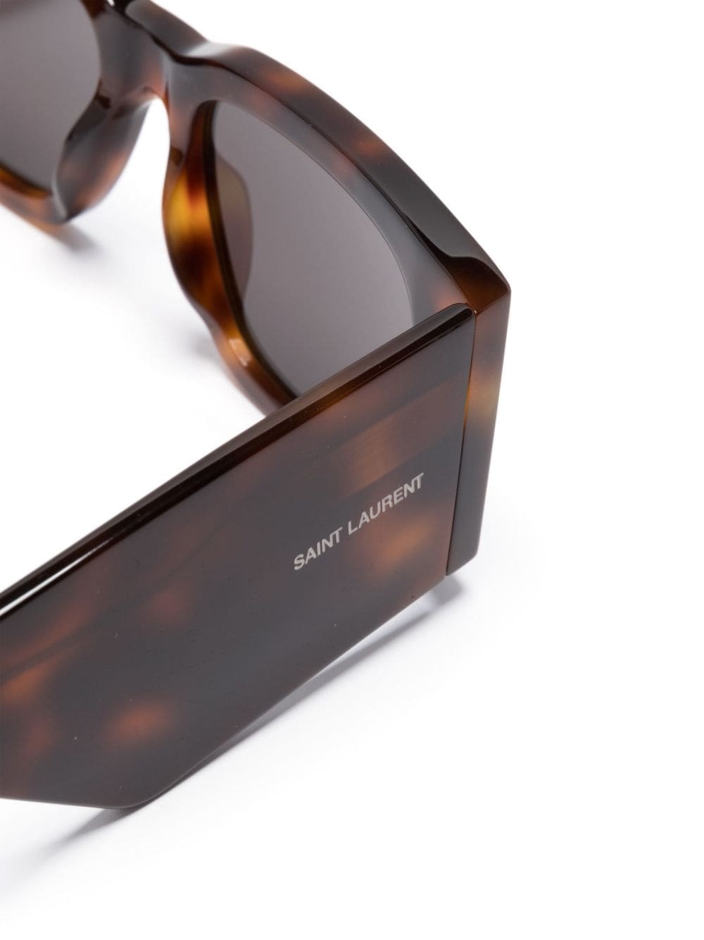 tortoiseshell rectangle-frame sunglasses - 3
